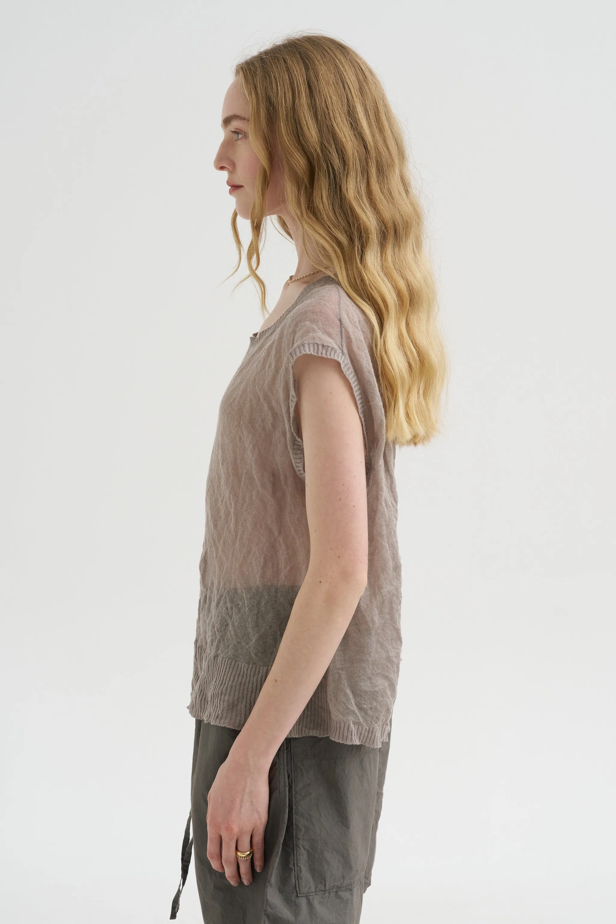 Cotton Steel Vest, Grey sold by Kick Pleat product image thumbnail 4