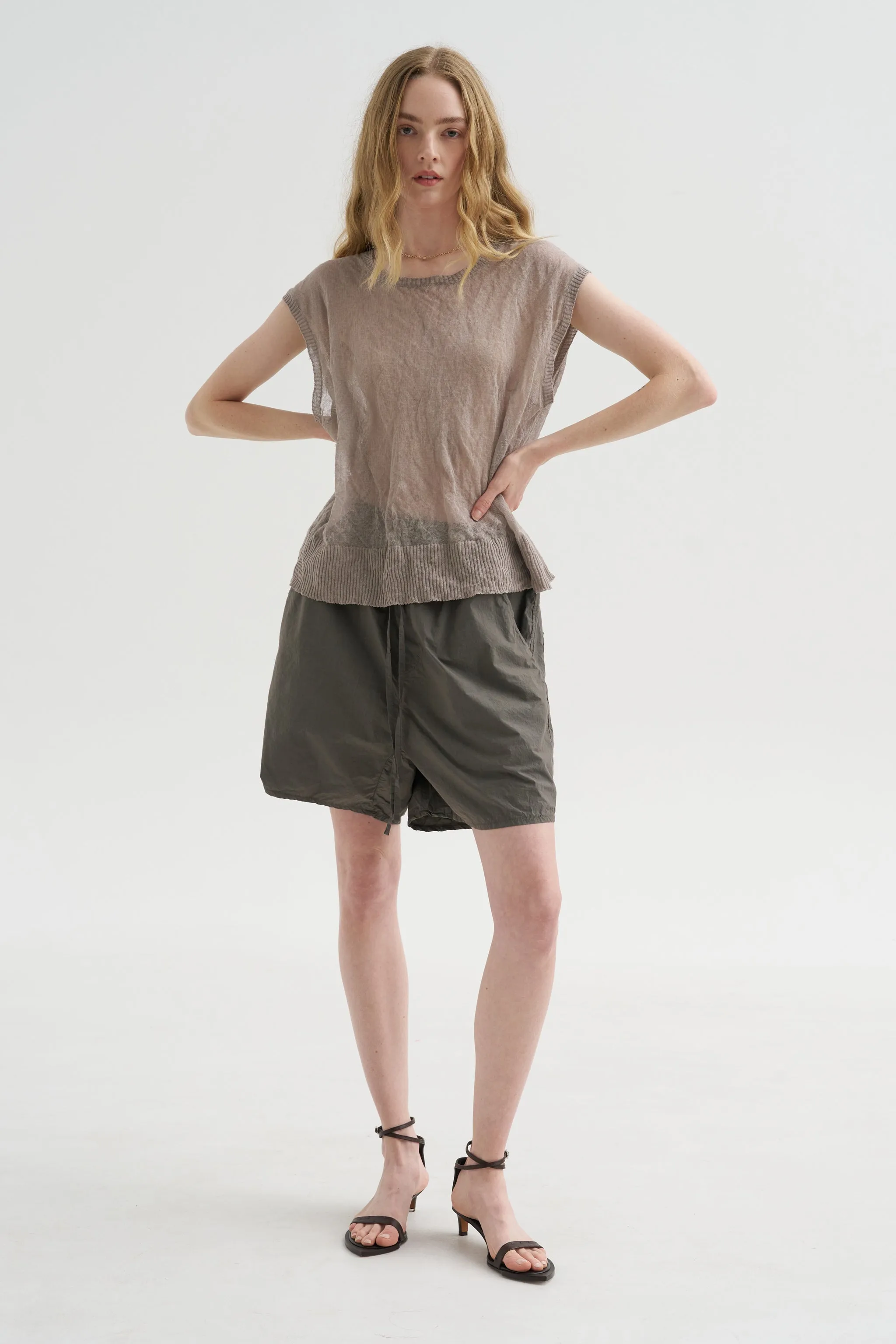 Cotton Steel Vest, Grey sold by Kick Pleat product image thumbnail 2