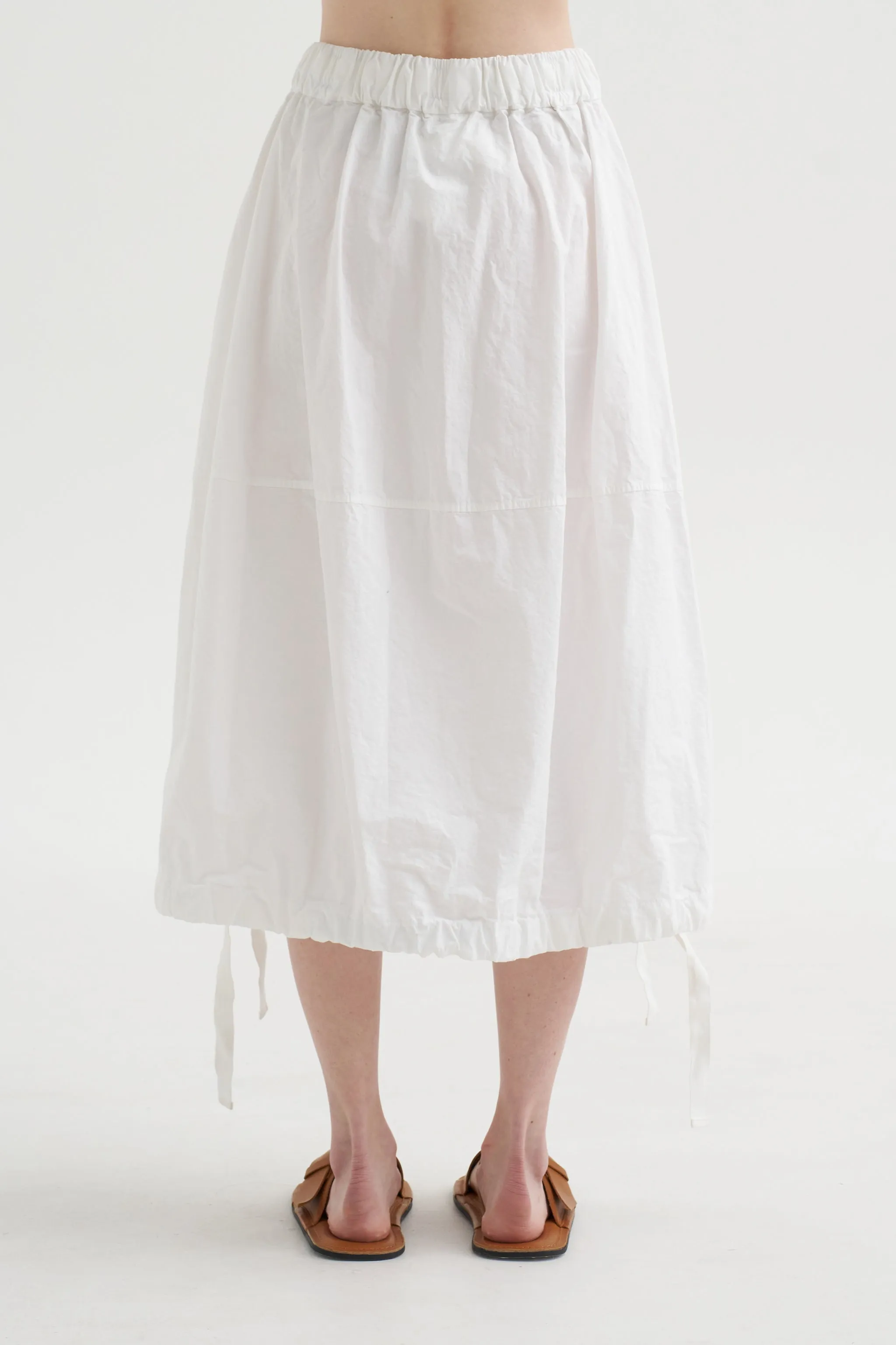Balloon Skirt Cc, White sold by Kick Pleat product image thumbnail 4
