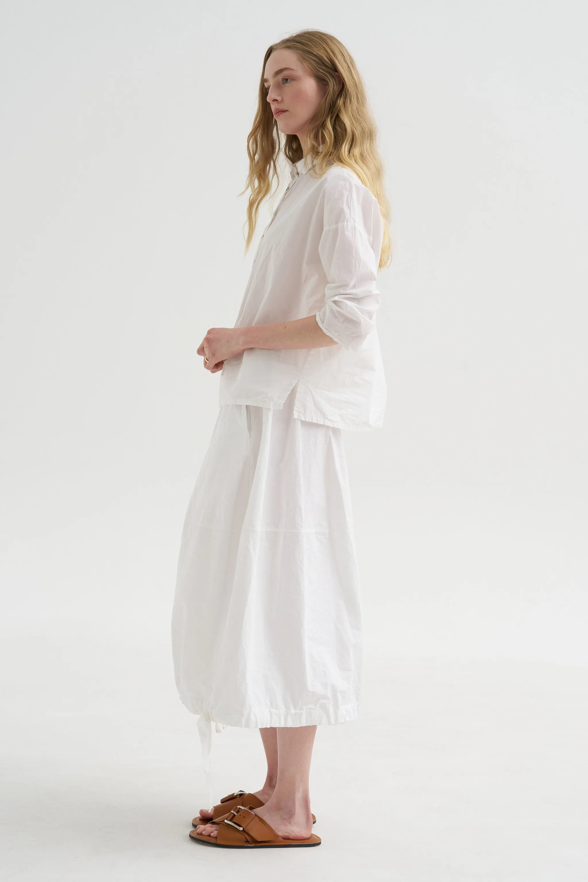 Balloon Skirt Cc, White sold by Kick Pleat product image thumbnail 5