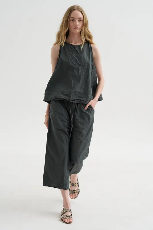 Wide & Short Trousers Tc, Thyme made by Album di Famiglia