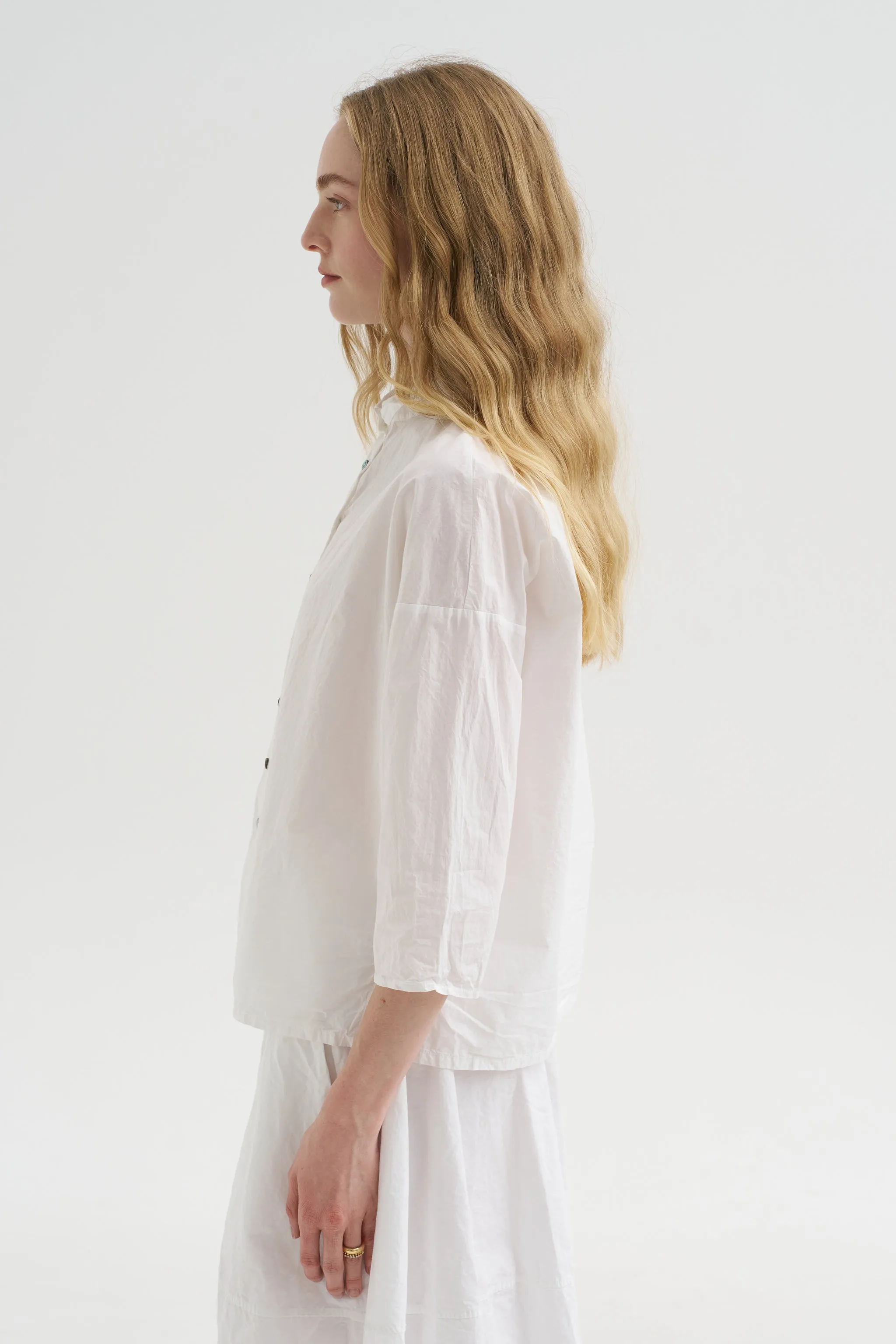 Short Collar Shirt Tc, White sold by Kick Pleat product image thumbnail 4