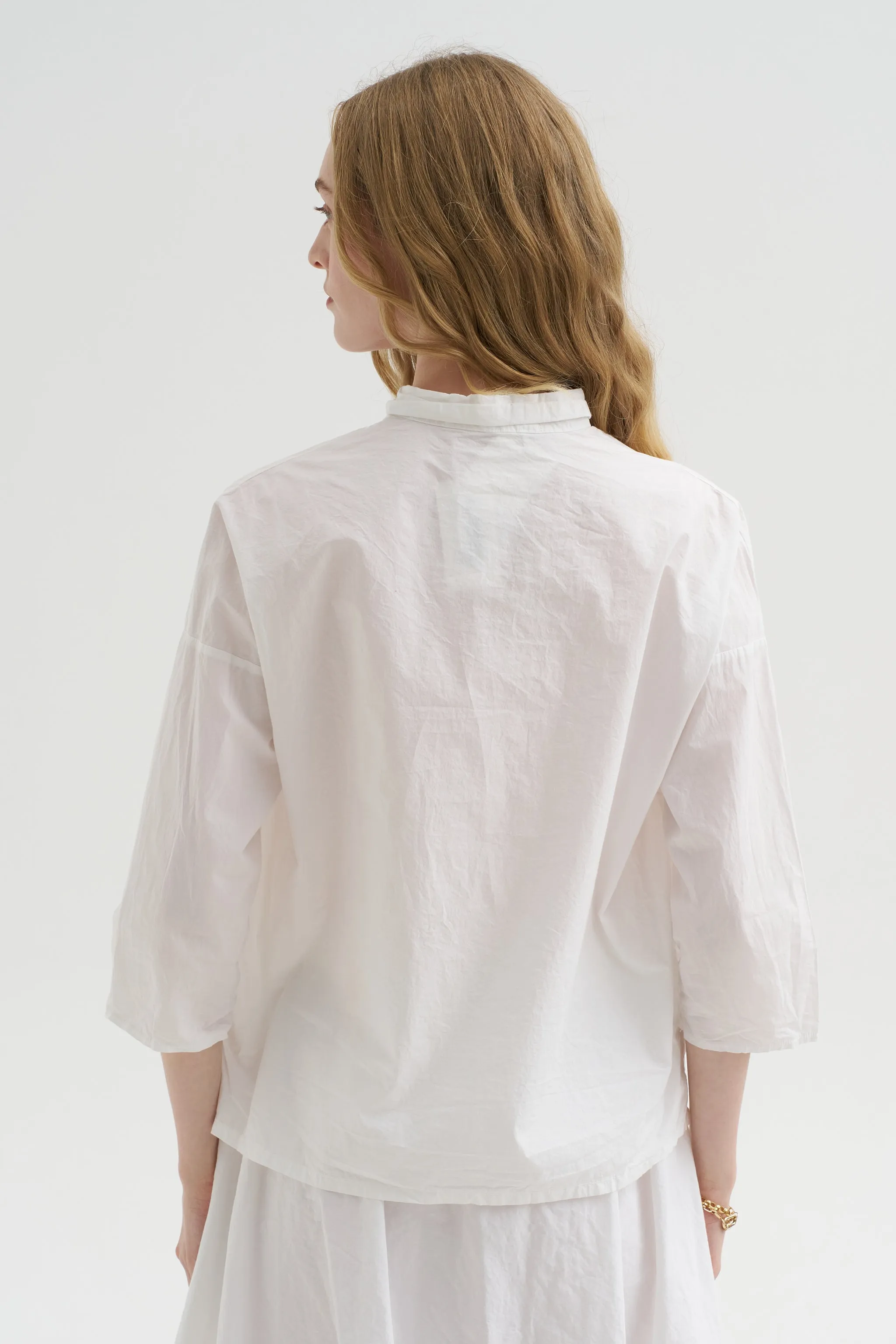 Short Collar Shirt Tc, White sold by Kick Pleat product image thumbnail 5