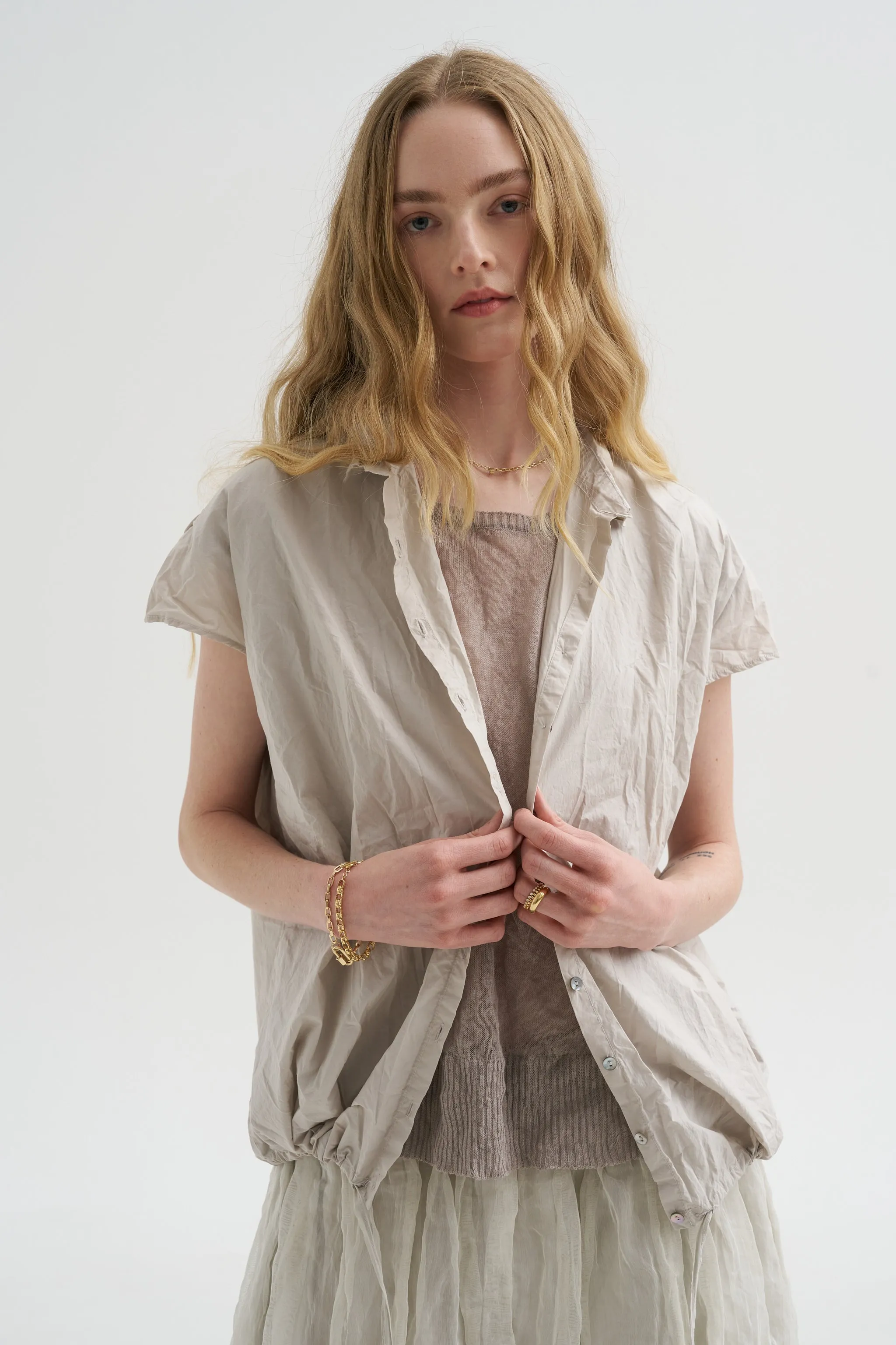 Short Sleeveless Shirt Tc sold by Kick Pleat product image thumbnail 2