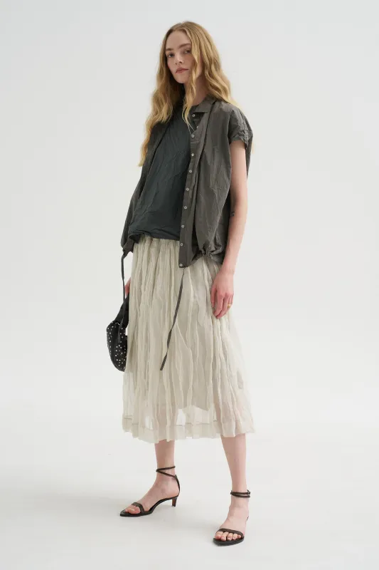 Double Skirt Voile + Tc, Pebble made by Album di Famiglia