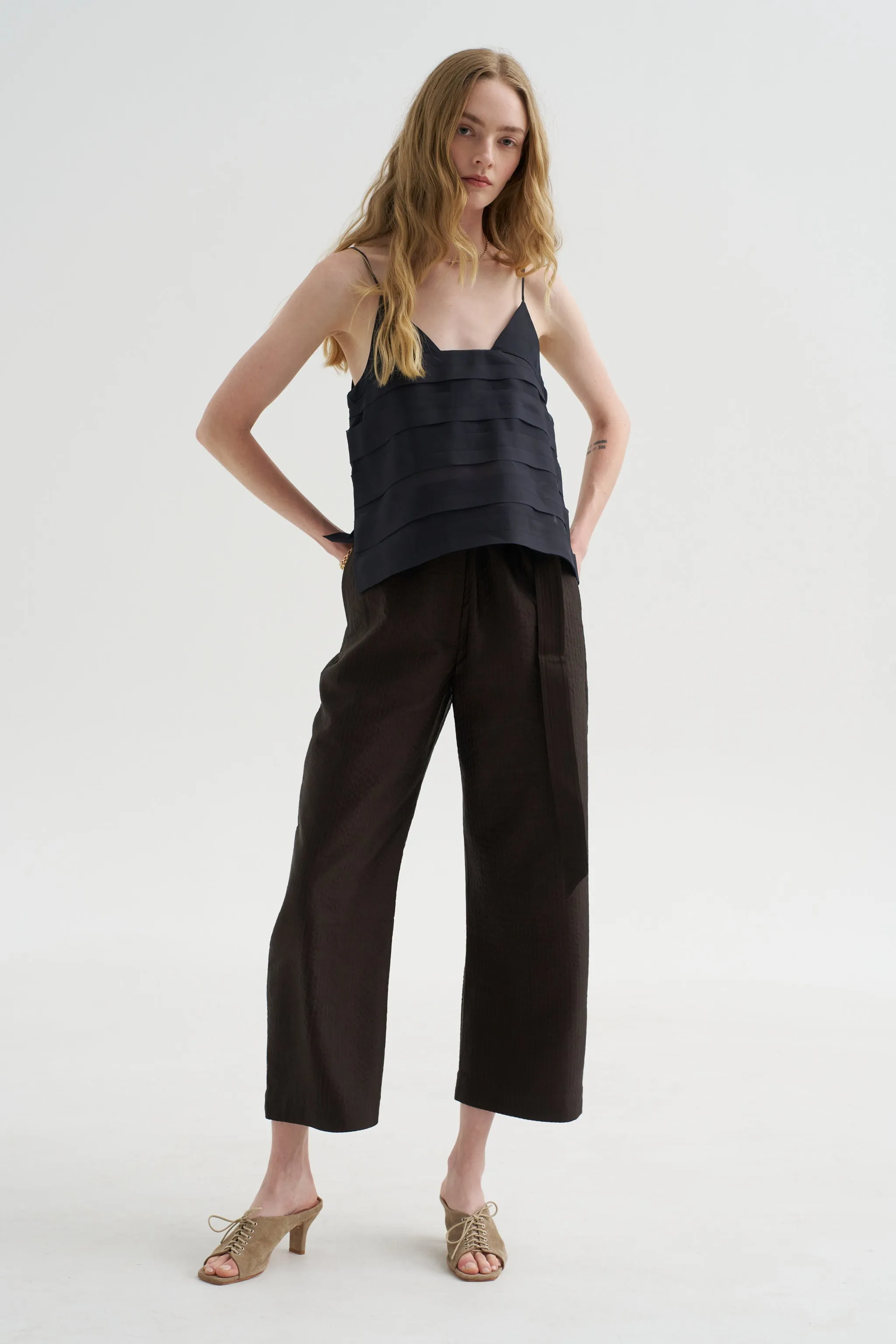 Temo - Strap Top, Navy sold by Kick Pleat product image thumbnail 2