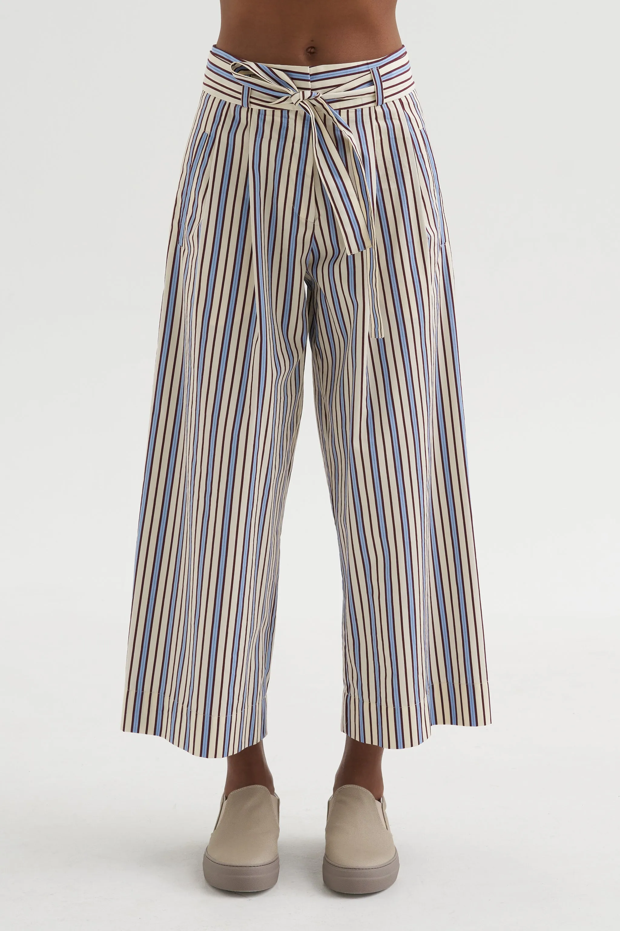 Fancy Stripe 1 Pants, Baltic Blue sold by Kick Pleat product image thumbnail 2