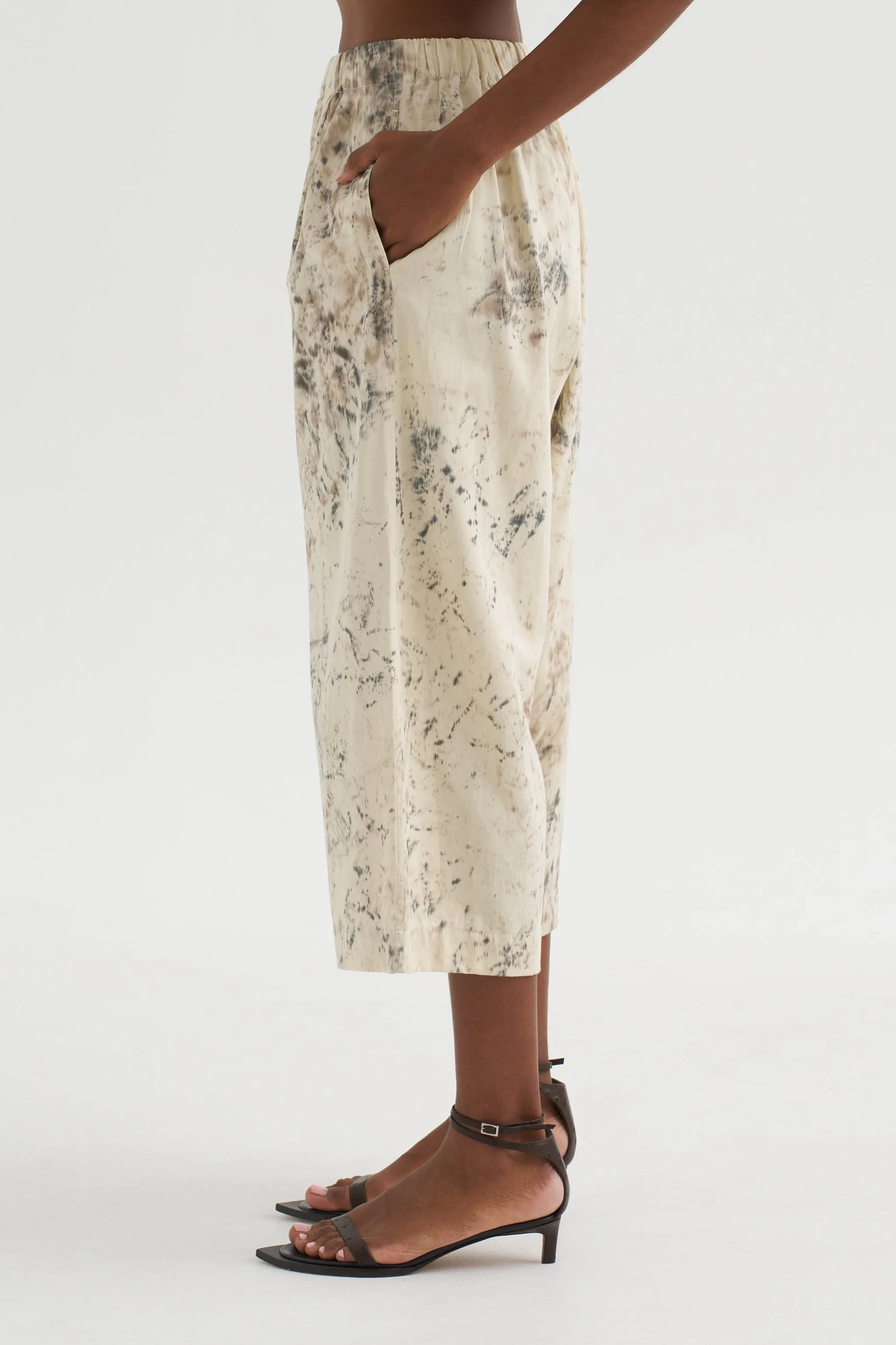 Handpaint Pants, Natural sold by Kick Pleat product image thumbnail 3