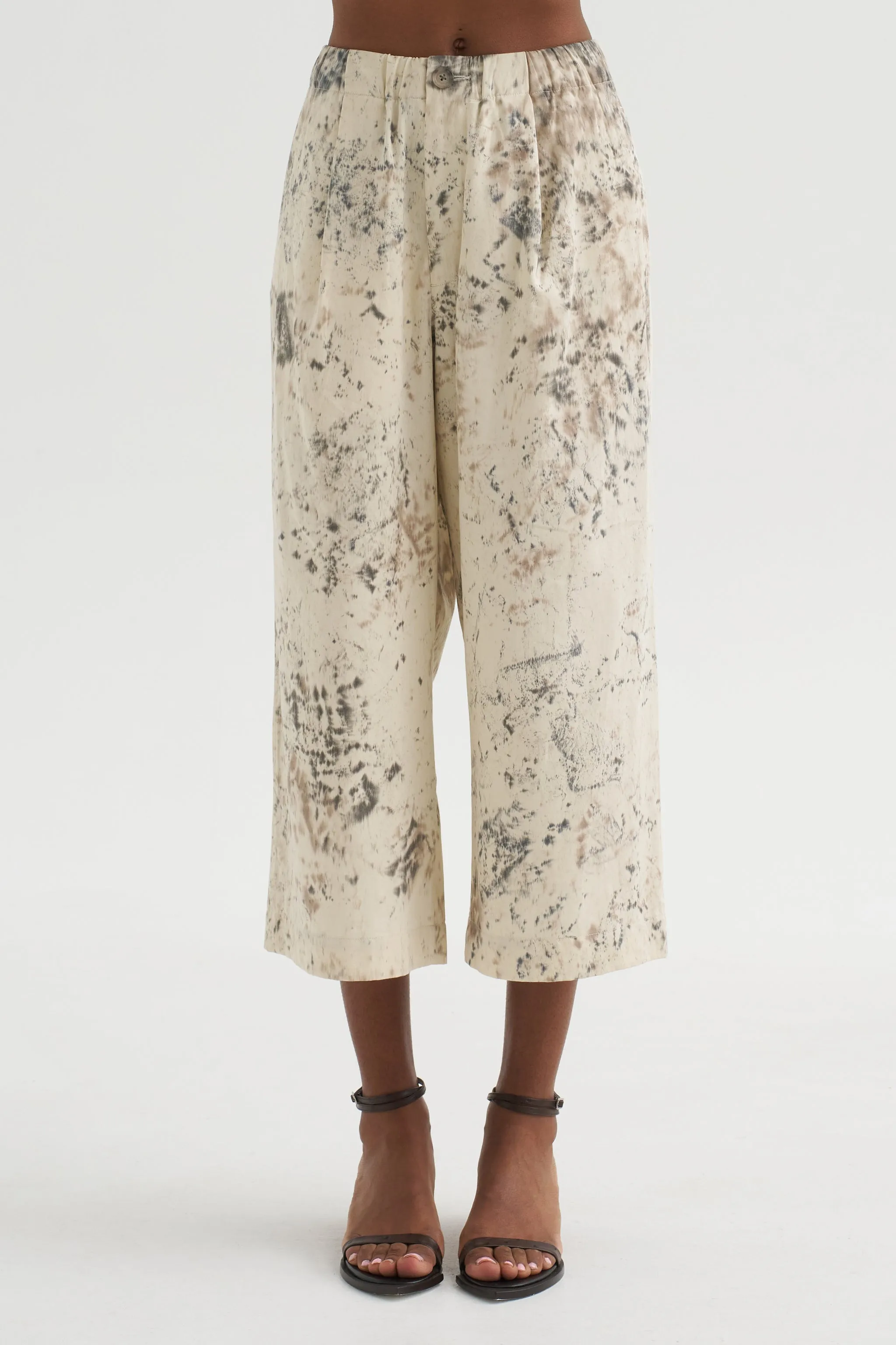 Handpaint Pants, Natural sold by Kick Pleat product image thumbnail 2