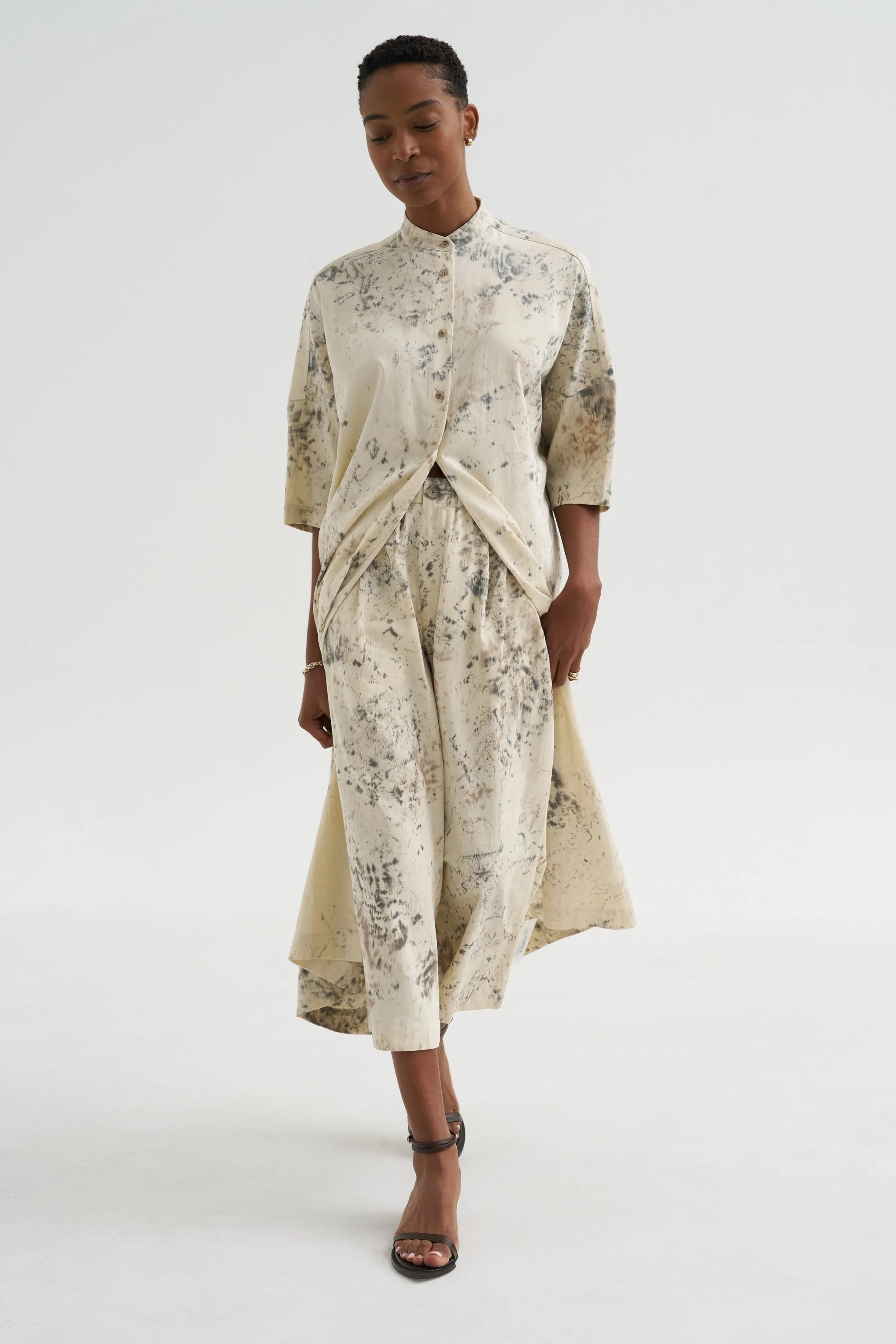 Handpaint Pants, Natural sold by Kick Pleat product image thumbnail 5