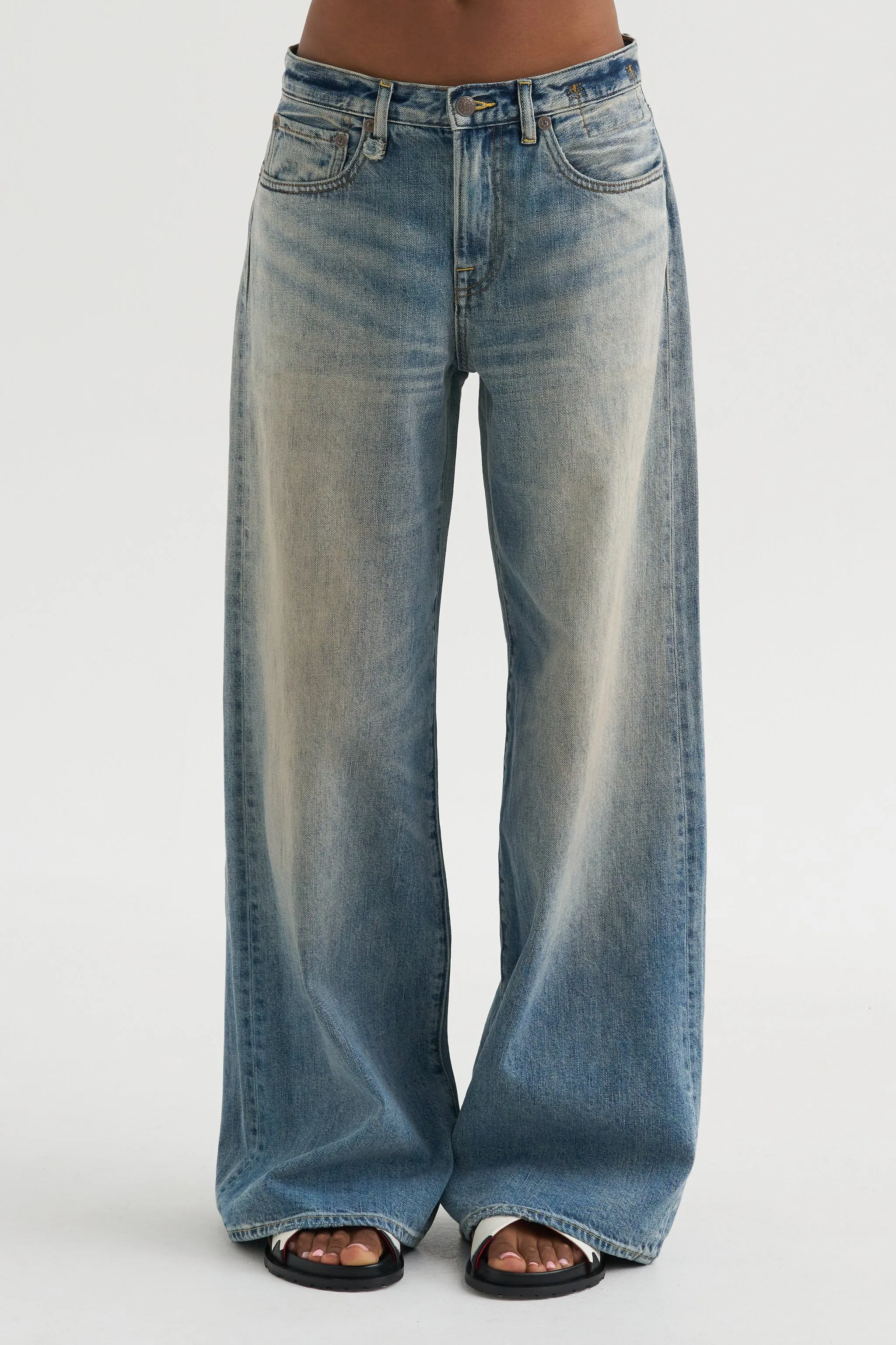 D'arcy Flare Jean, Rivington Blue sold by Kick Pleat product image thumbnail 2