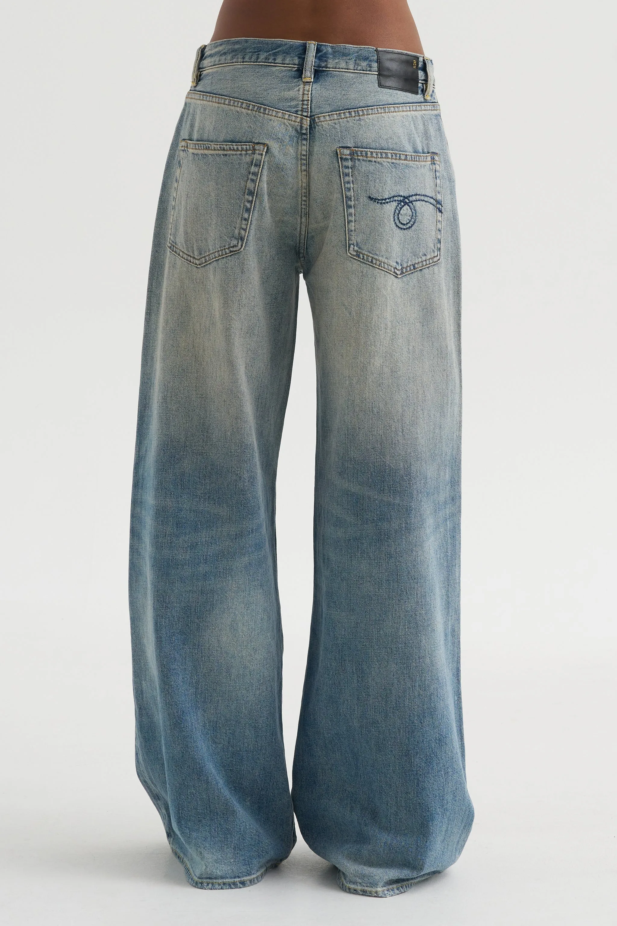 D'arcy Flare Jean, Rivington Blue sold by Kick Pleat product image thumbnail 4