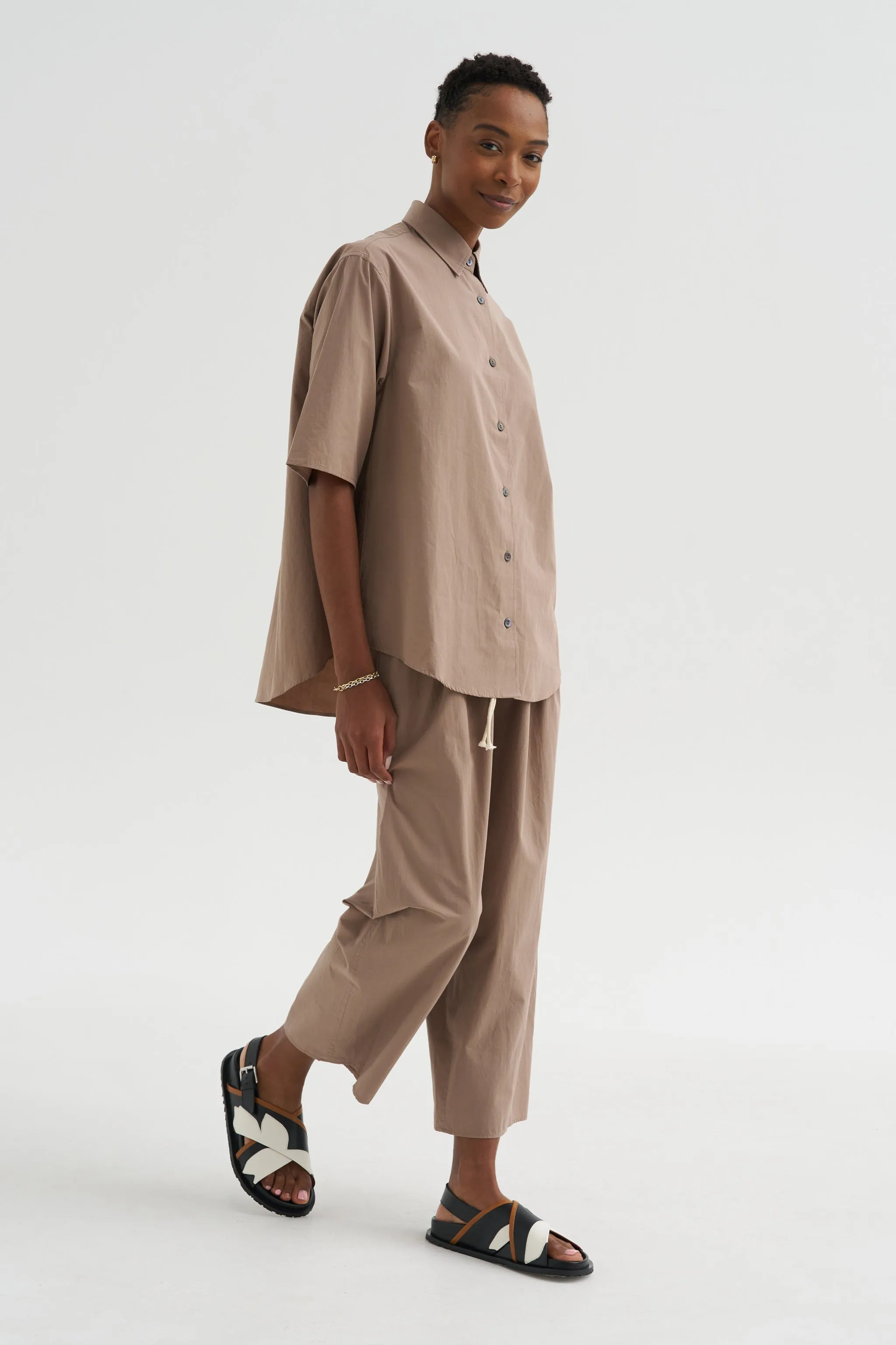 Tunic Short Sleeve Shirt, Mouseback sold by Kick Pleat