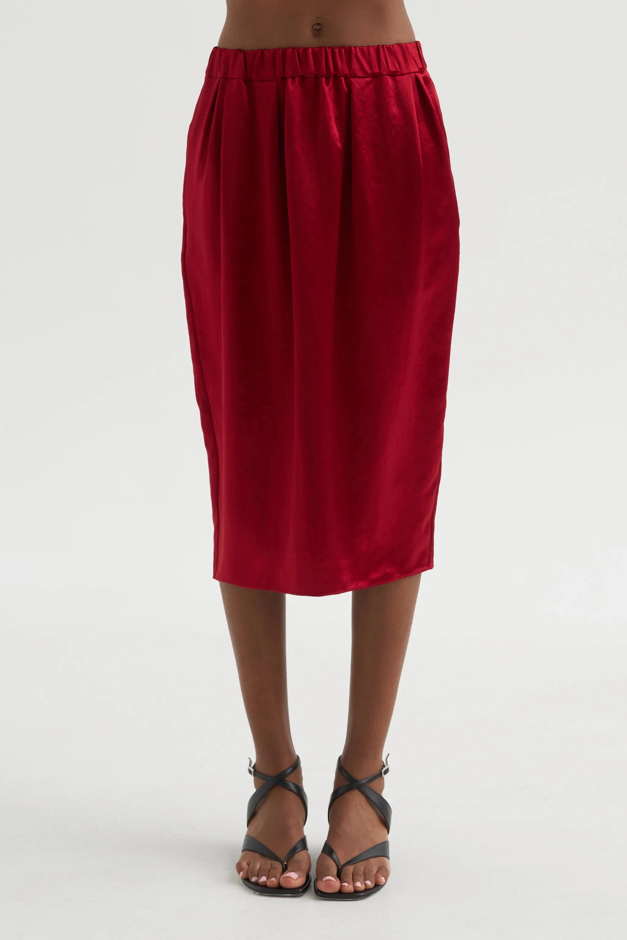 Tulip Skirt, Scarlet sold by Kick Pleat product image thumbnail 2