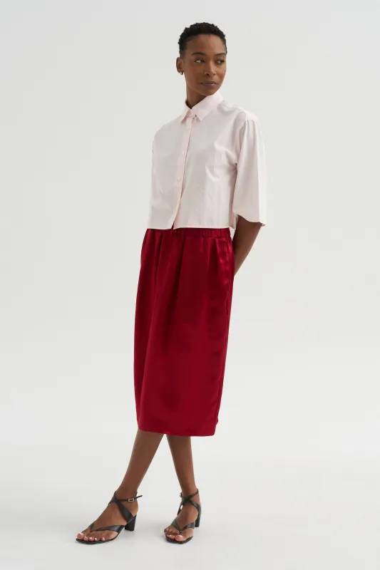 Tulip Skirt, Scarlet made by MARIA McMANUS