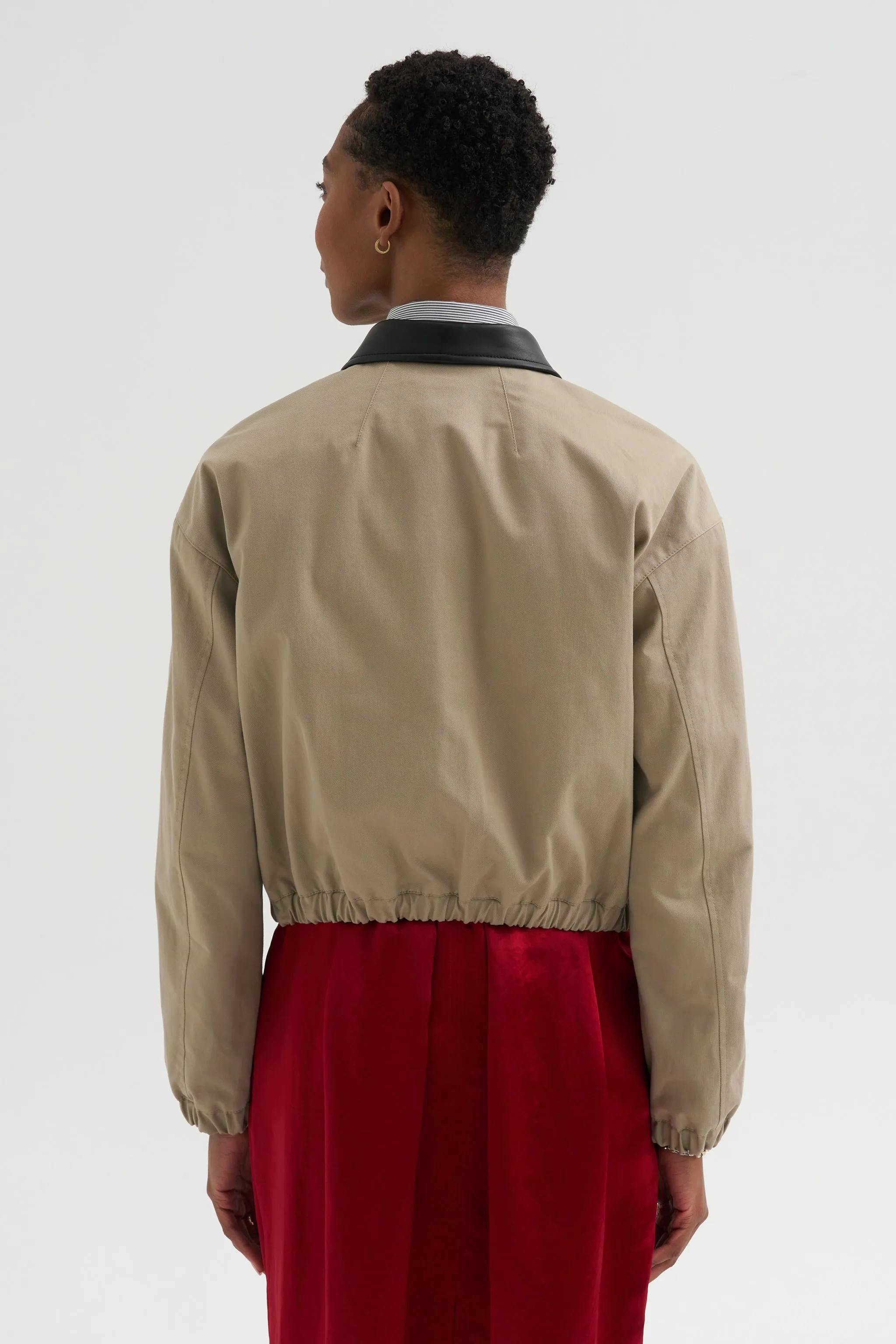 Flight Jacket, Pumice sold by Kick Pleat product image thumbnail 4