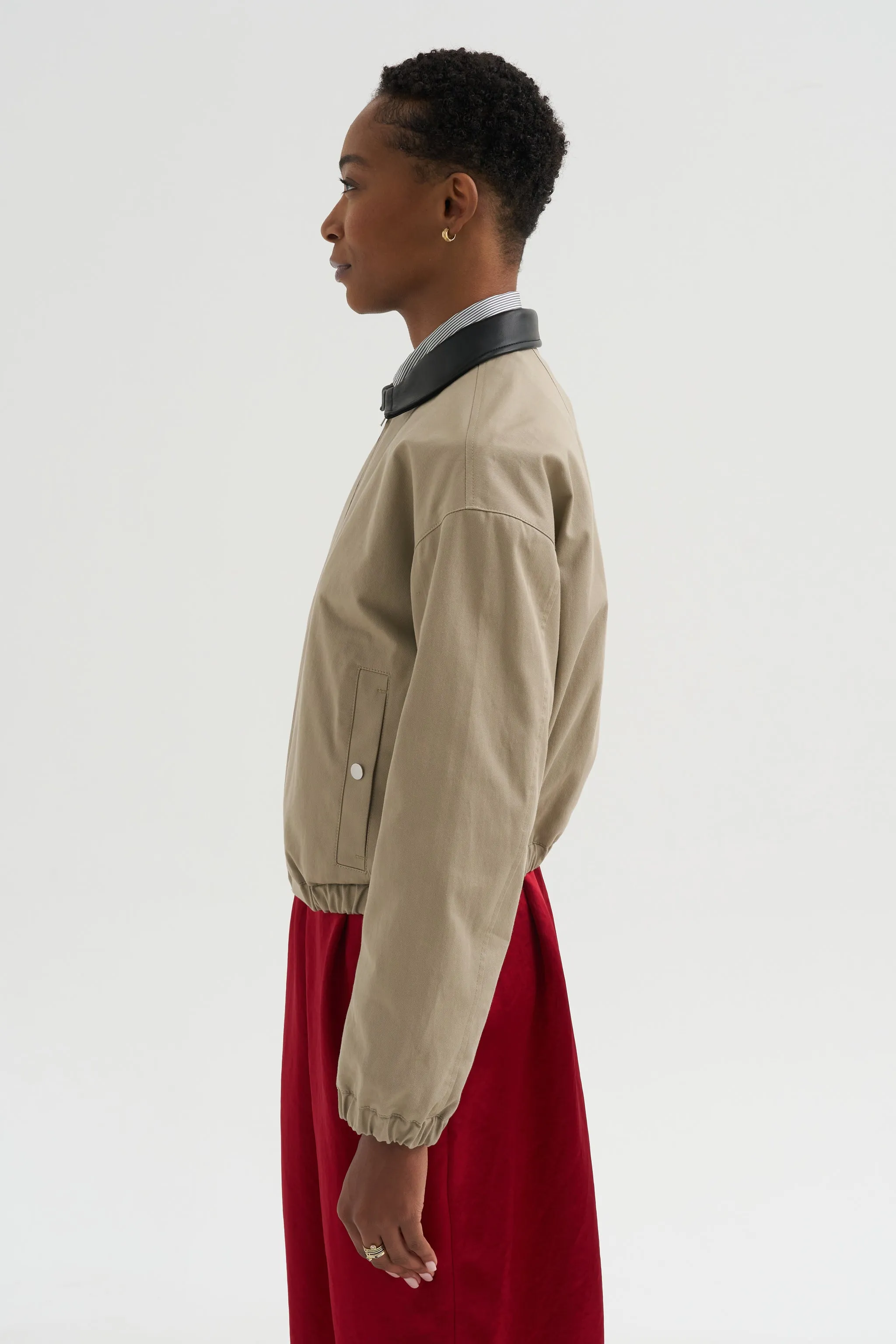 Flight Jacket, Pumice sold by Kick Pleat product image thumbnail 3