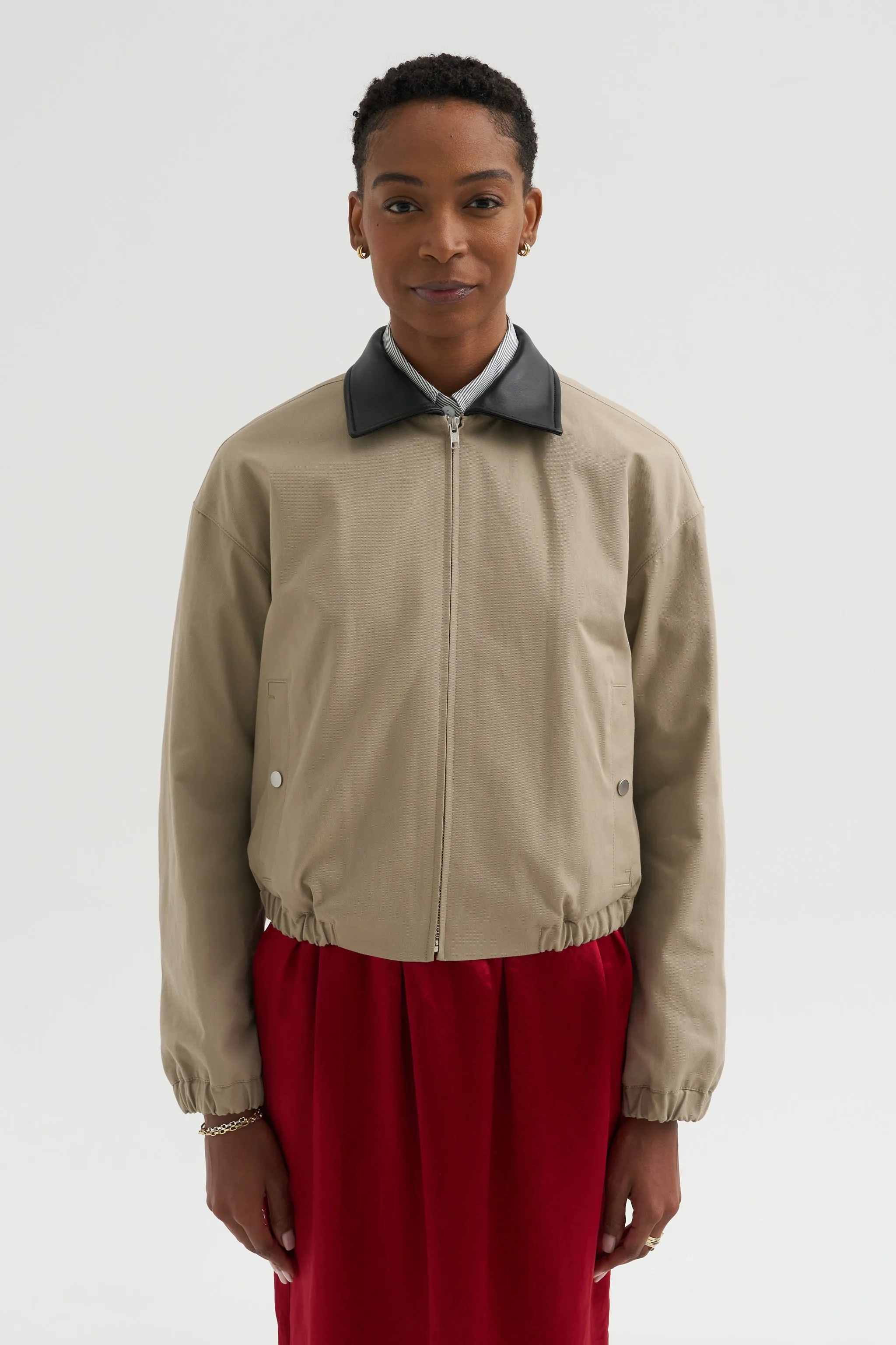 Flight Jacket, Pumice sold by Kick Pleat product image thumbnail 2