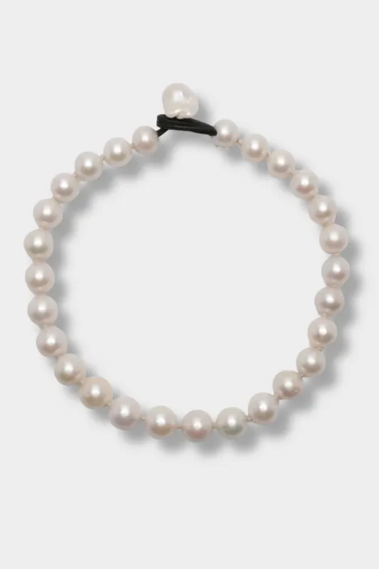 Perline Necklace, White made by Monies