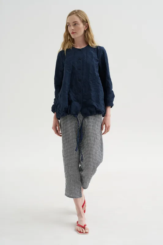 Vichy Linen Trousers, Abyss made by A Punto B