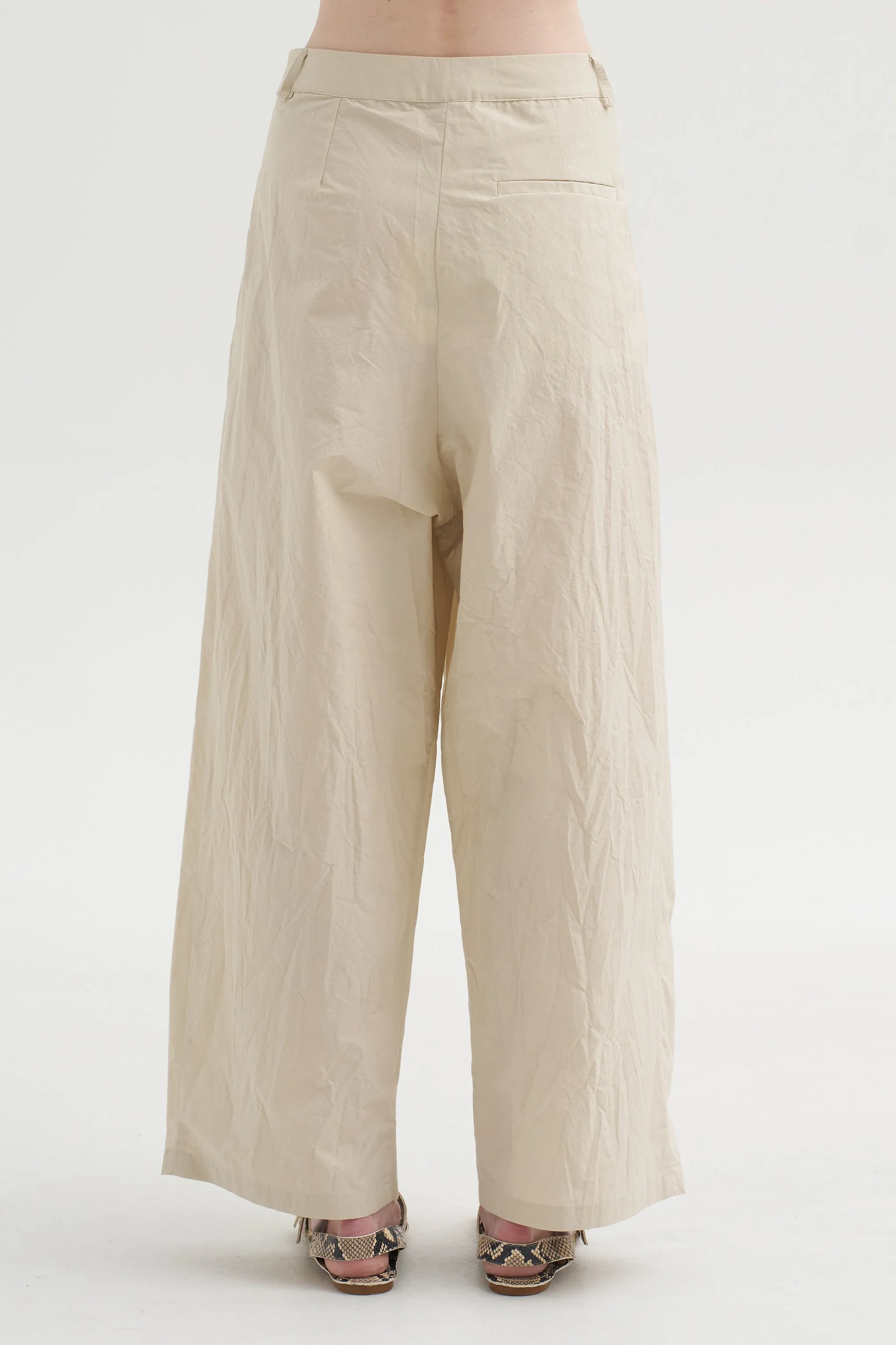 Tech Poplin Trousers, Cappucino sold by Kick Pleat product image thumbnail 4