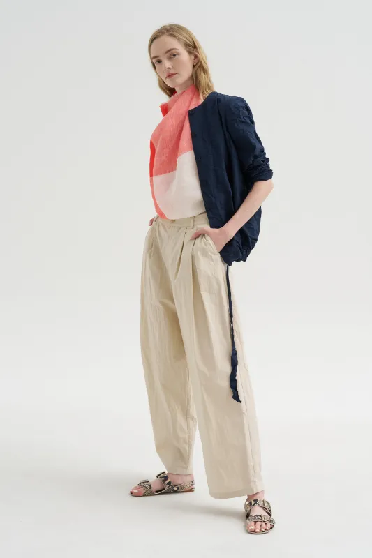 Tech Poplin Trousers, Cappucino made by A Punto B