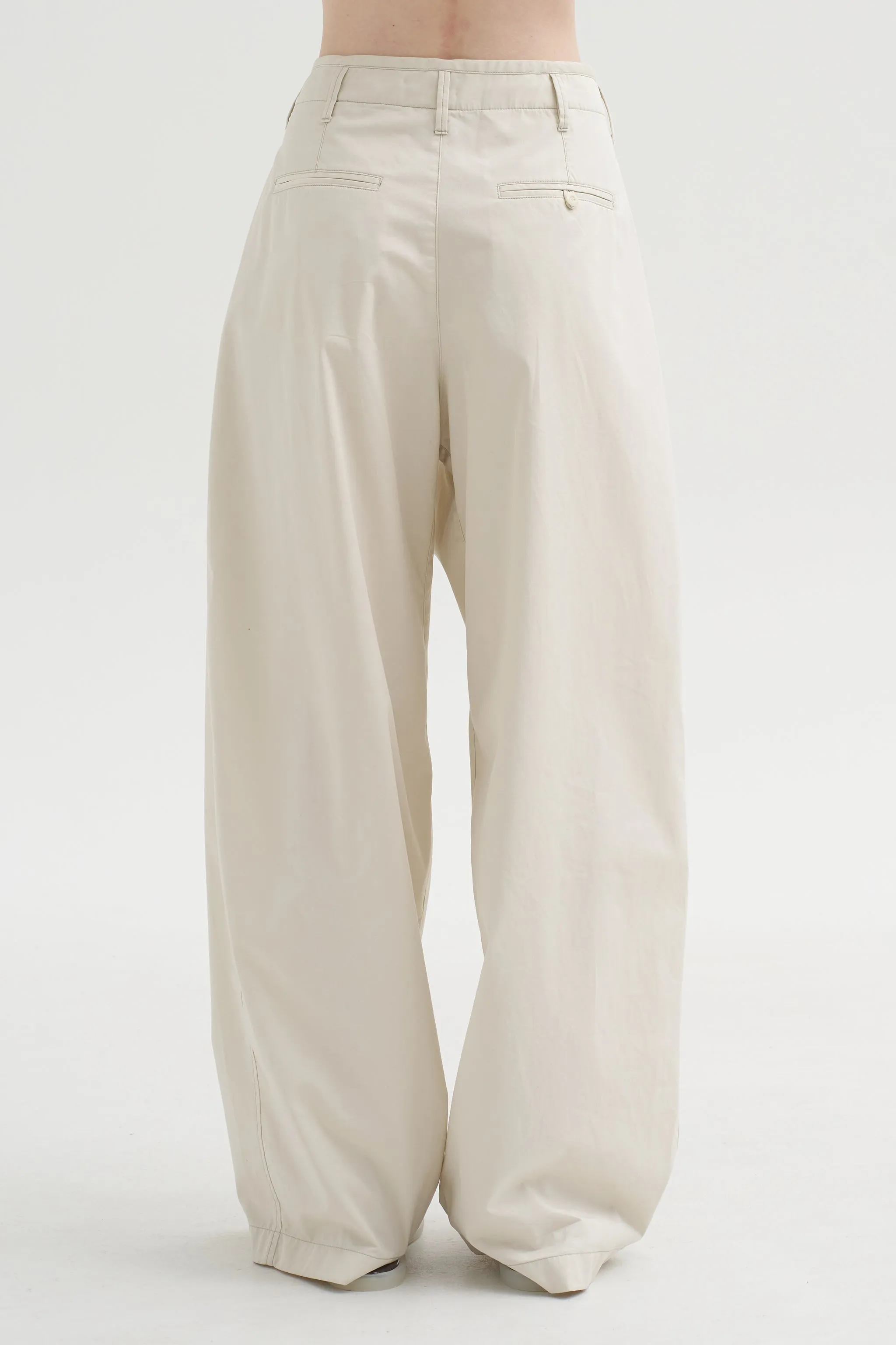 Large Chino, Rice Powder sold by Kick Pleat product image thumbnail 4