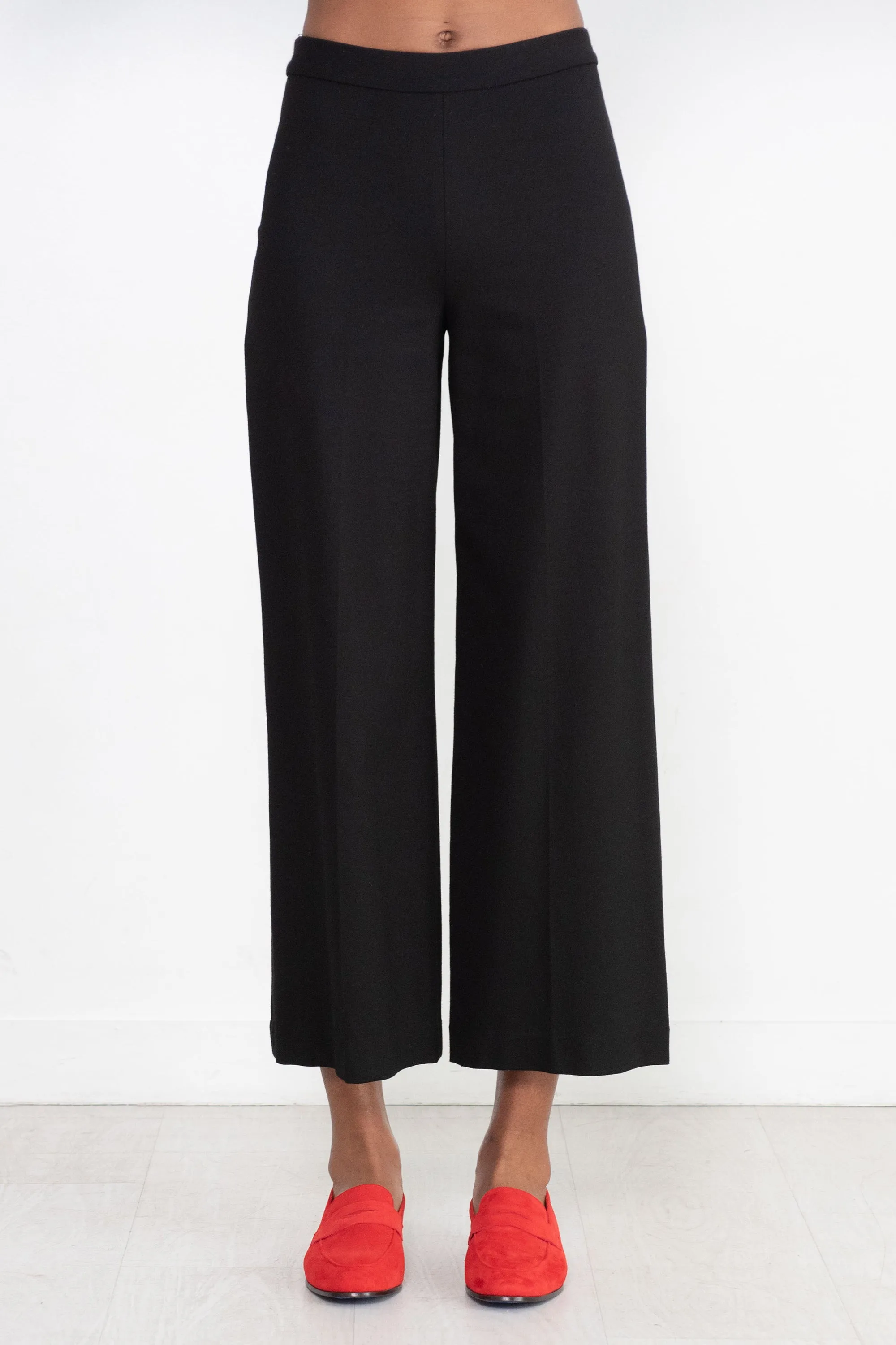 Pull On Straight Trouser, Black sold by Kick Pleat product image thumbnail 2