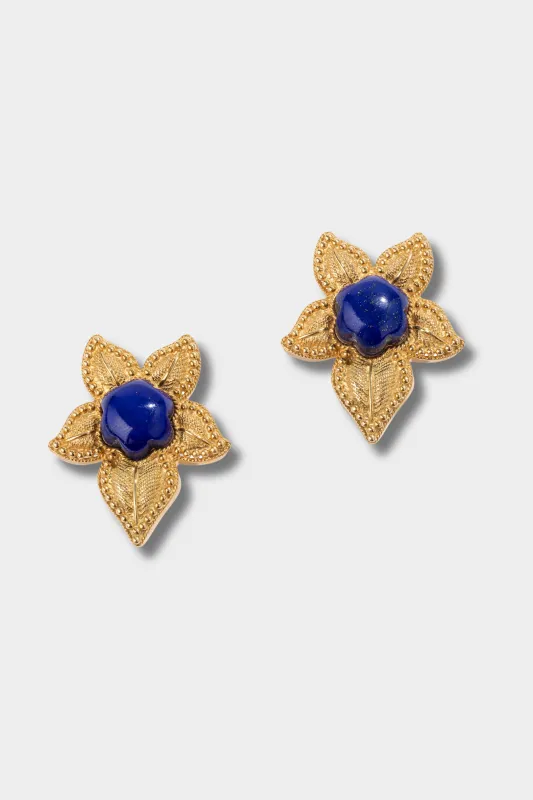 Fioritura Earrings, Lapis made by Renato Cipullo