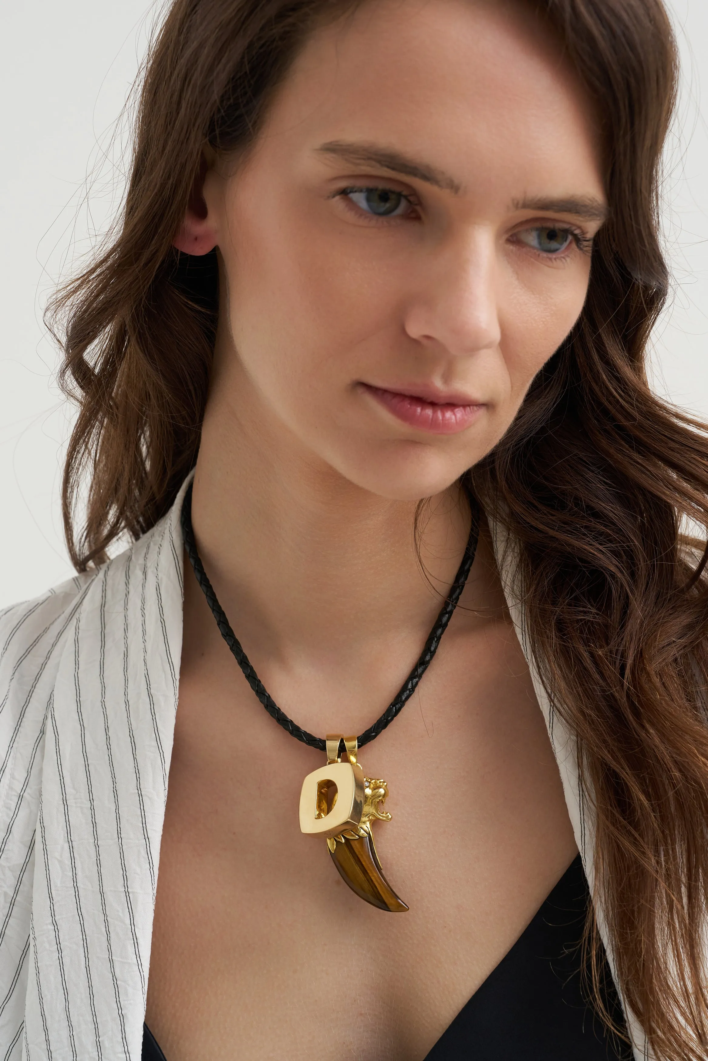 Splendente D Pendant, Yellow Gold sold by Kick Pleat product image thumbnail 2