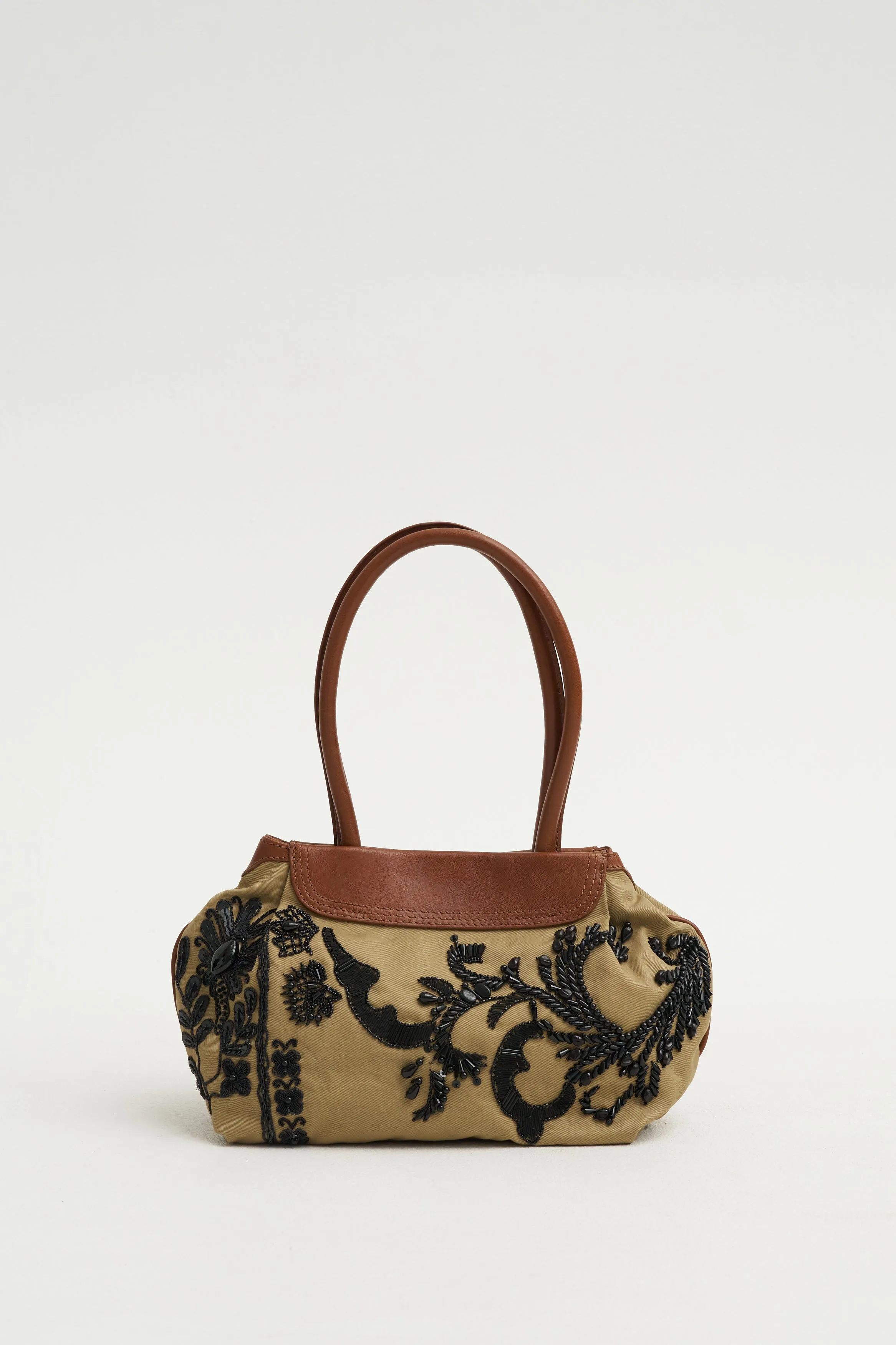 Beaded Handbag, Camel sold by Kick Pleat product image thumbnail 5