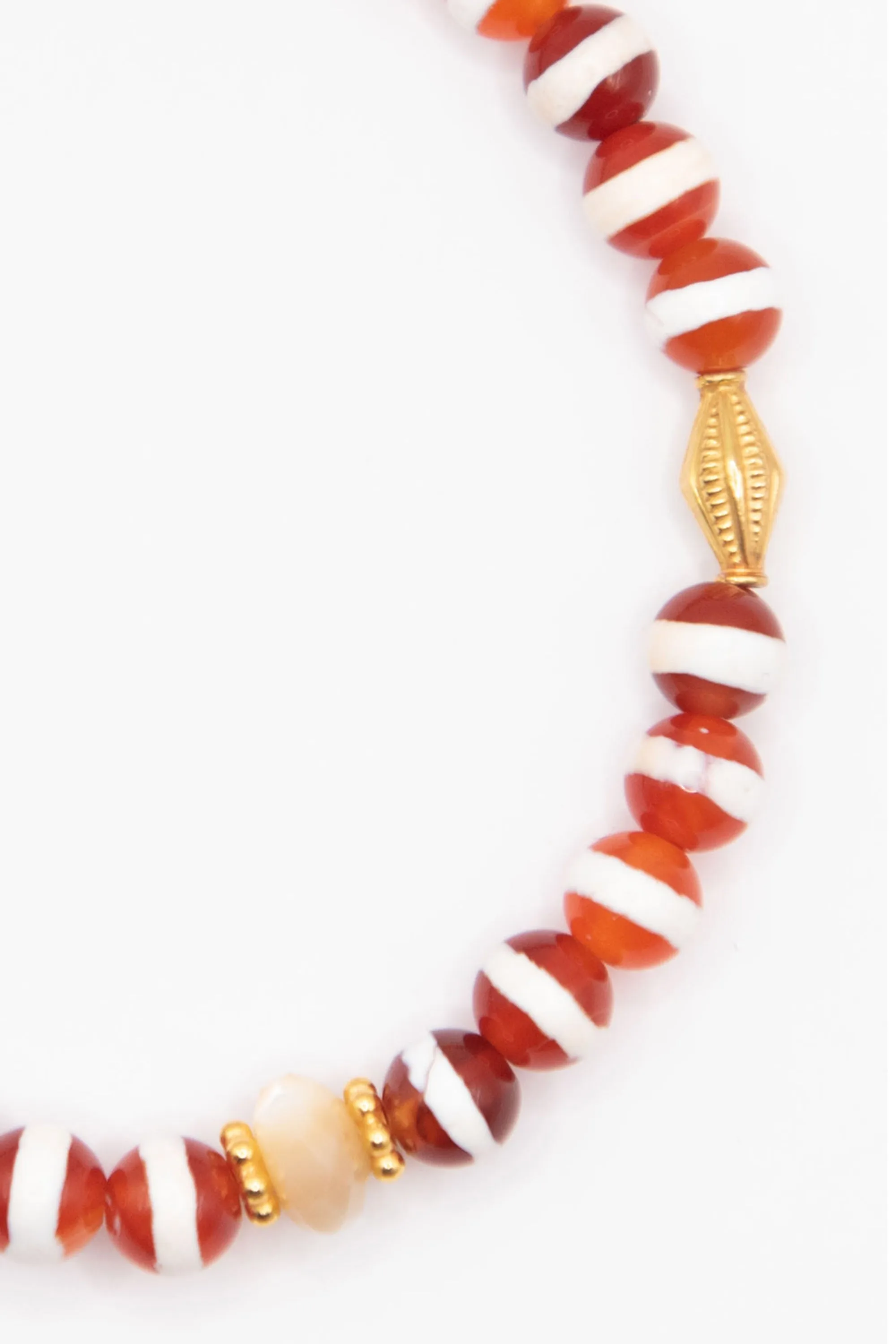 Stripe Bracelet, Brown Agate sold by Kick Pleat product image thumbnail 4