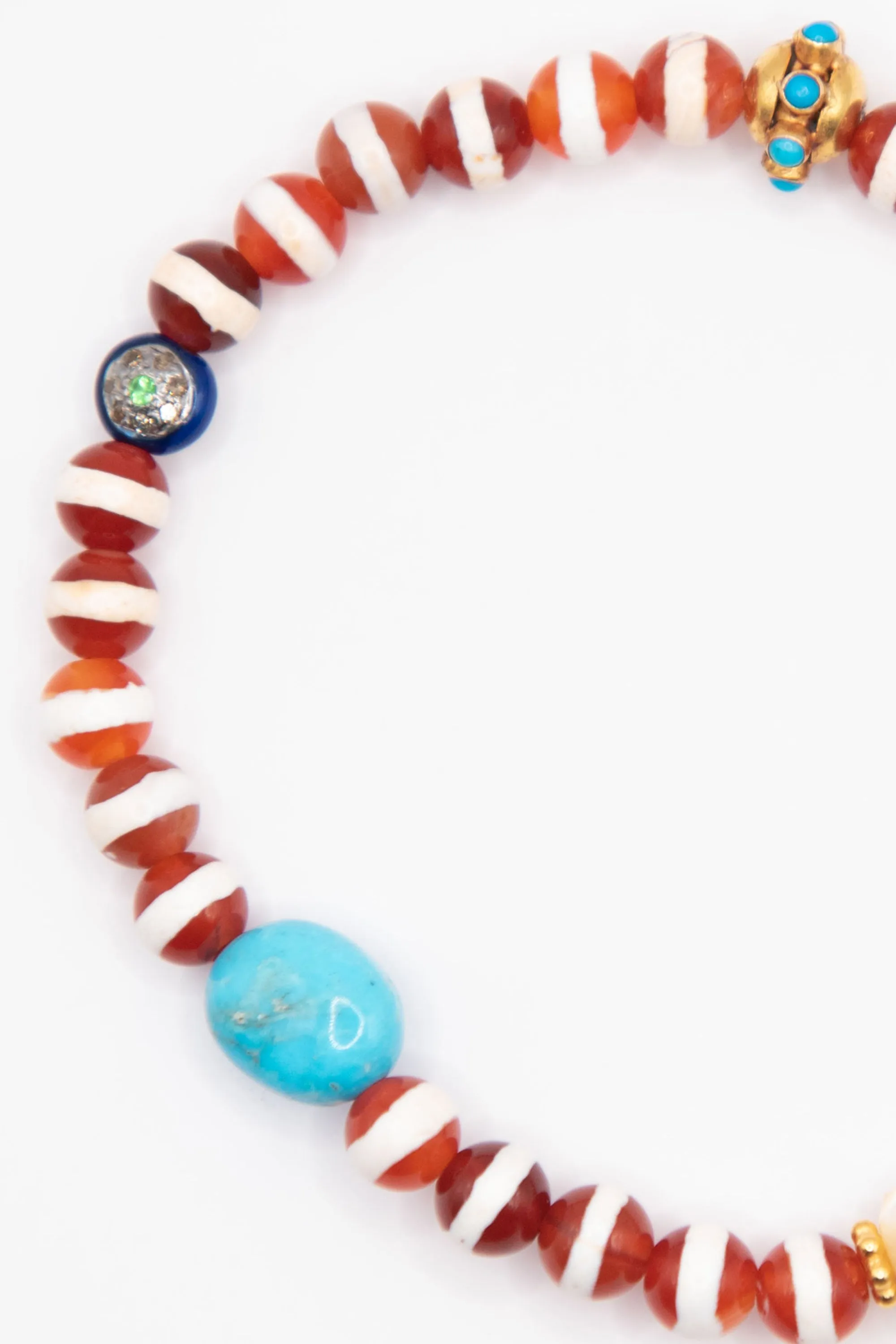 Stripe Bracelet, Brown Agate sold by Kick Pleat product image thumbnail 2