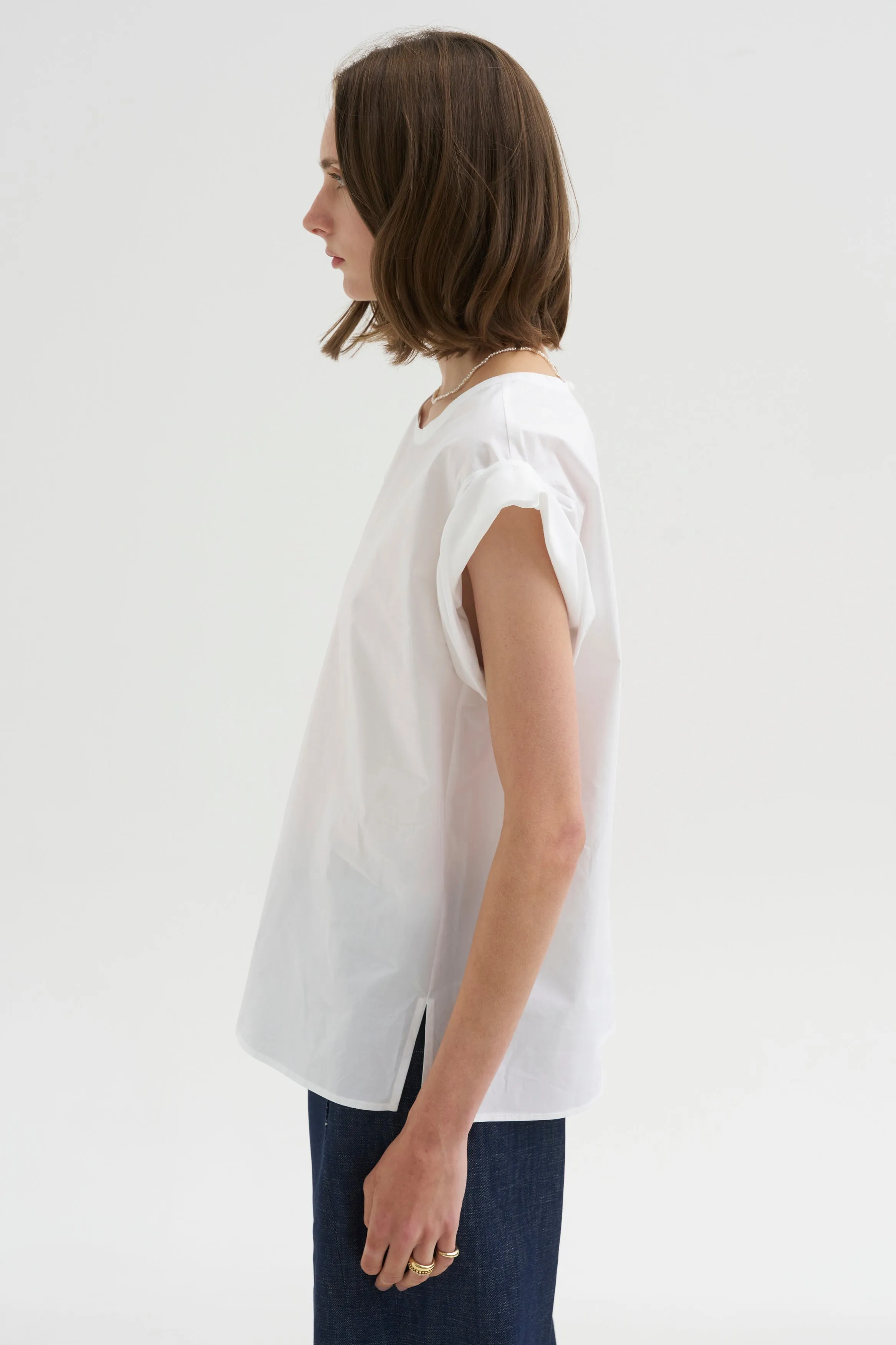 Lynx Top, White sold by Kick Pleat product image thumbnail 3