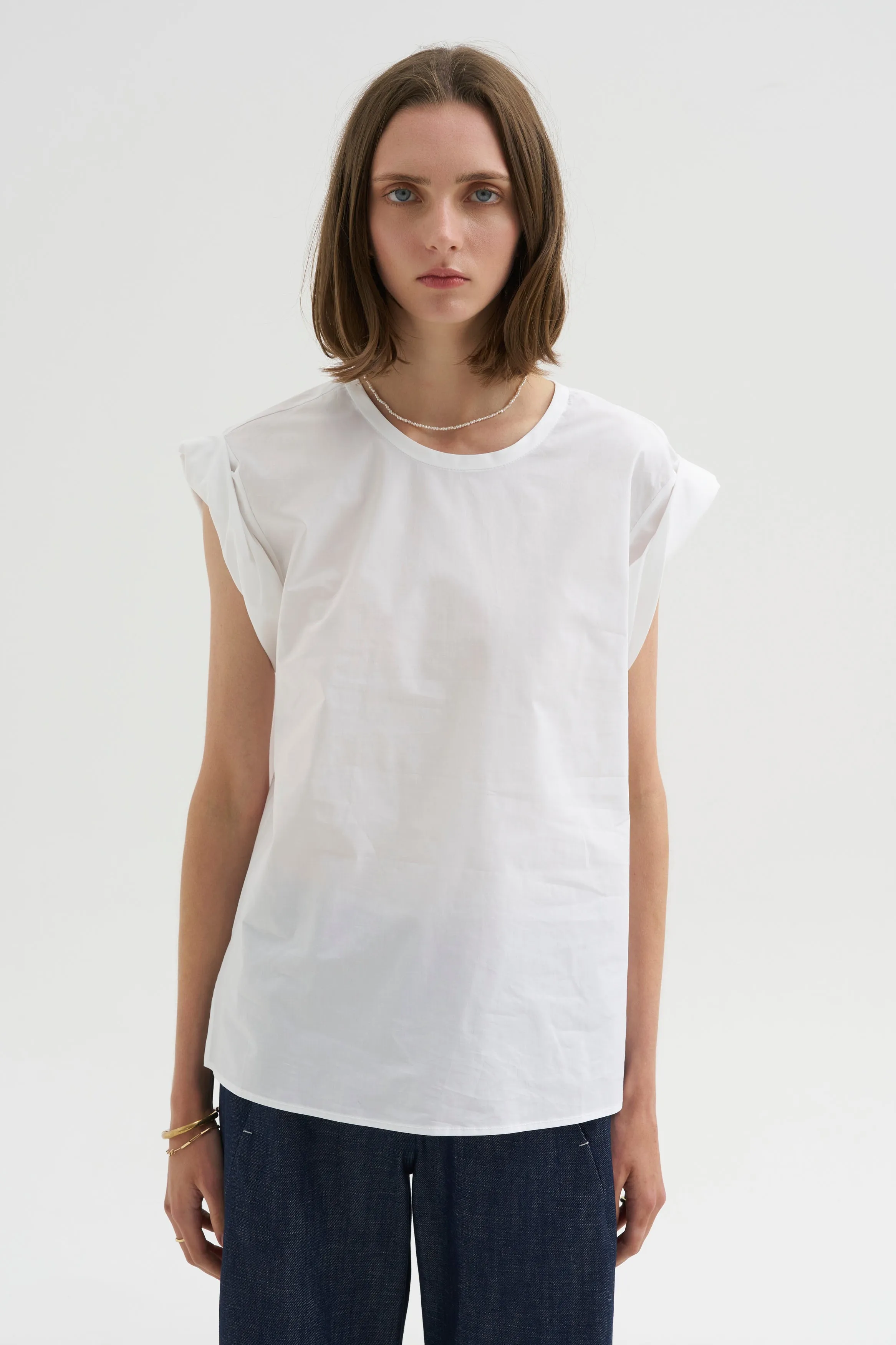 Lynx Top, White sold by Kick Pleat product image thumbnail 2