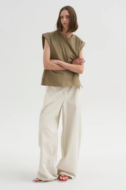 Lynx Top, Tapenade made by Rachel Comey