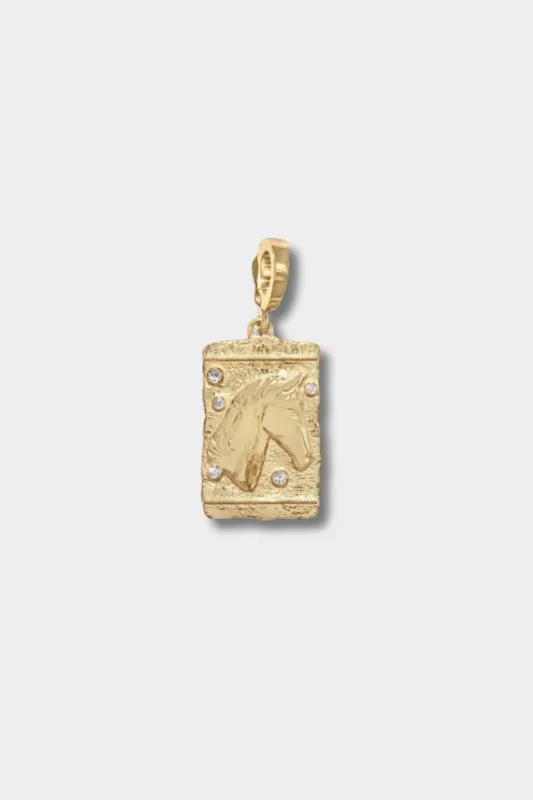 Horse Relic Coin - Medium, Yellow Gold made by Kick Pleat