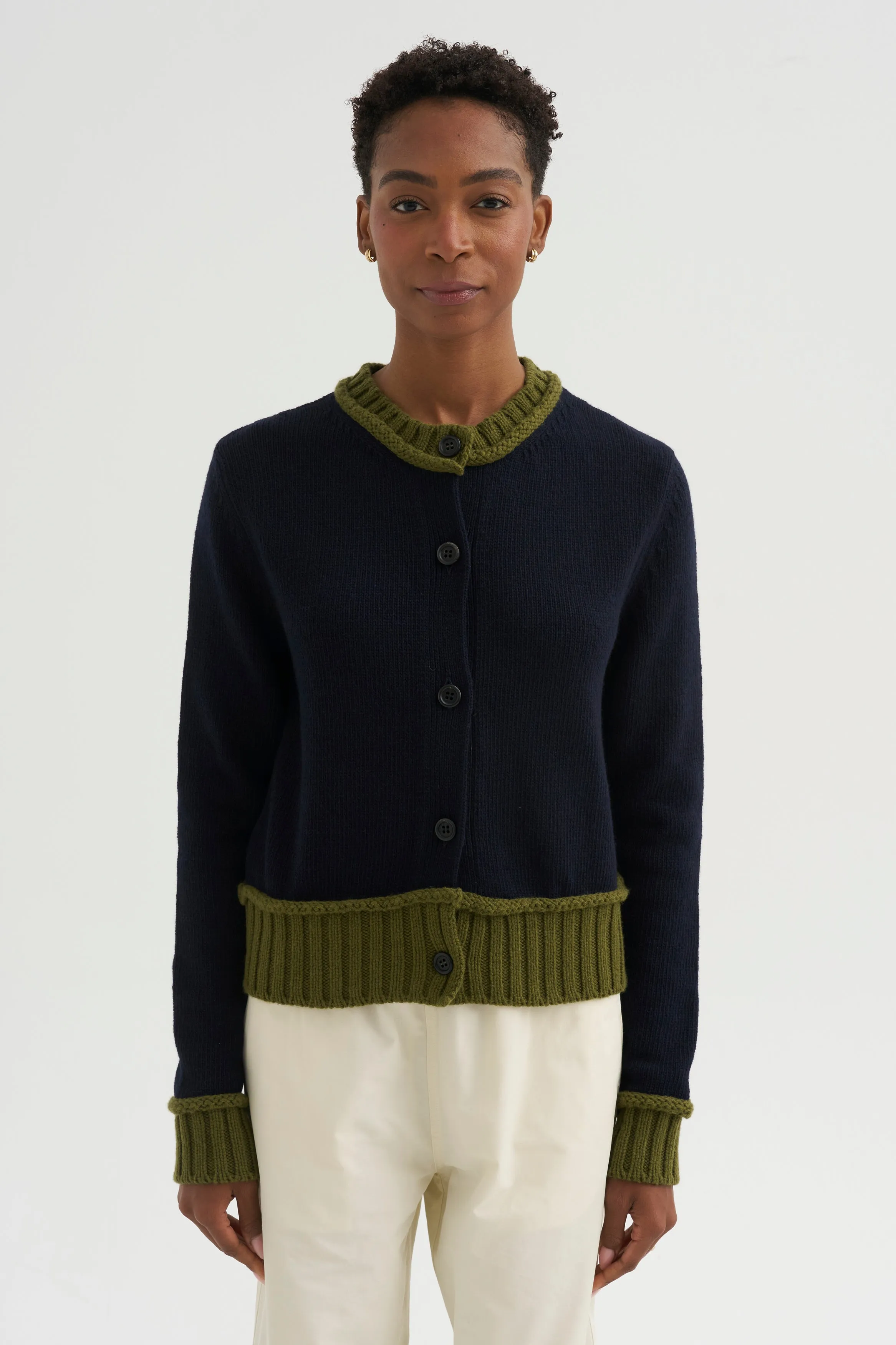 Wool Blend Cardigan, Eclipse sold by Kick Pleat product image thumbnail 2