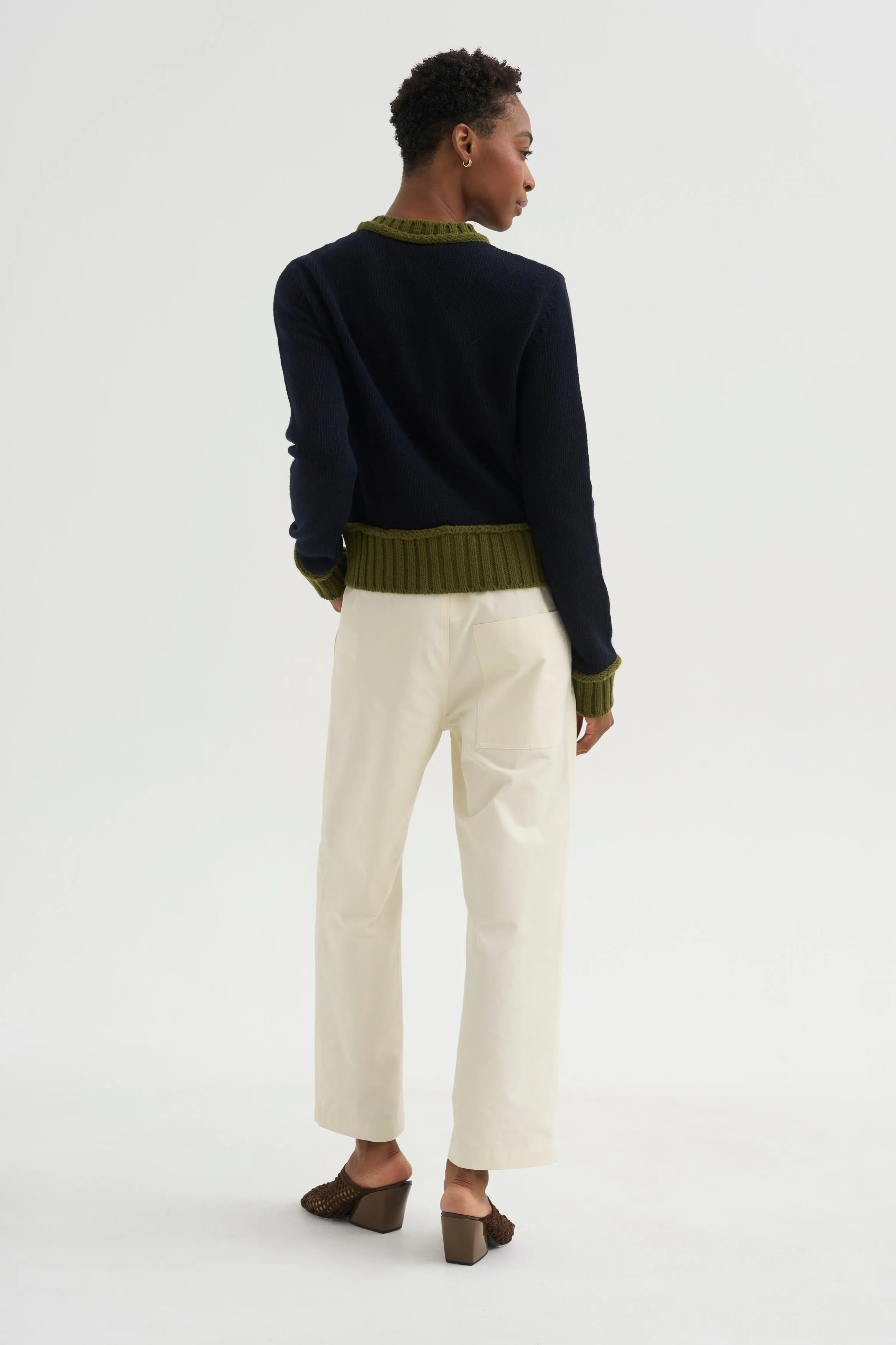 Wool Blend Cardigan, Eclipse sold by Kick Pleat product image thumbnail 5