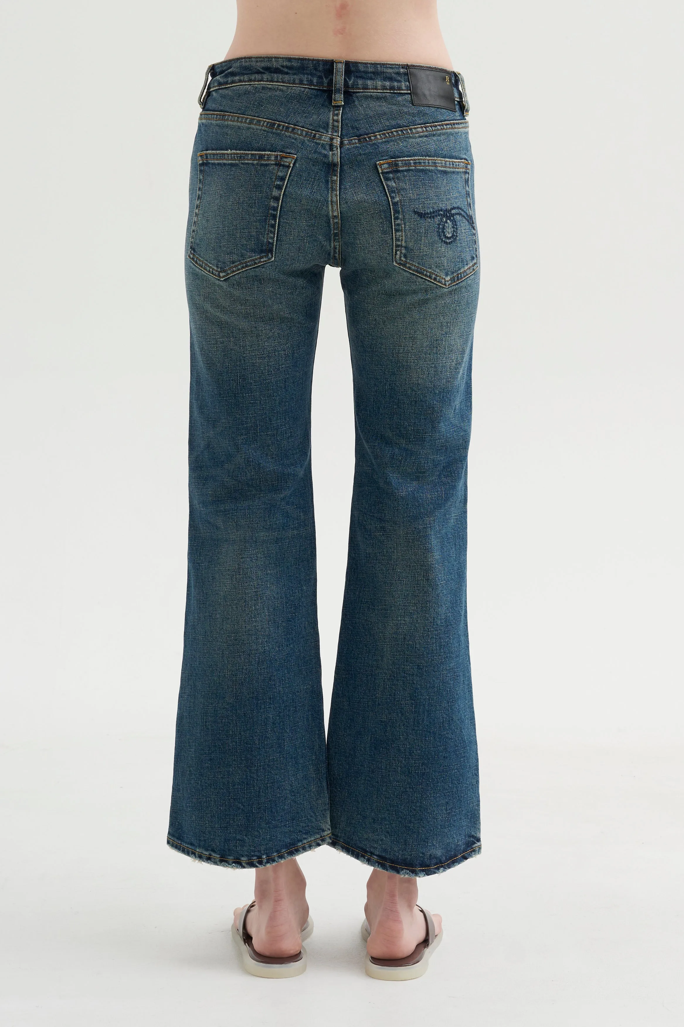 Joan Kick Flare Jean, Melvin Blue Stretch sold by Kick Pleat product image thumbnail 4