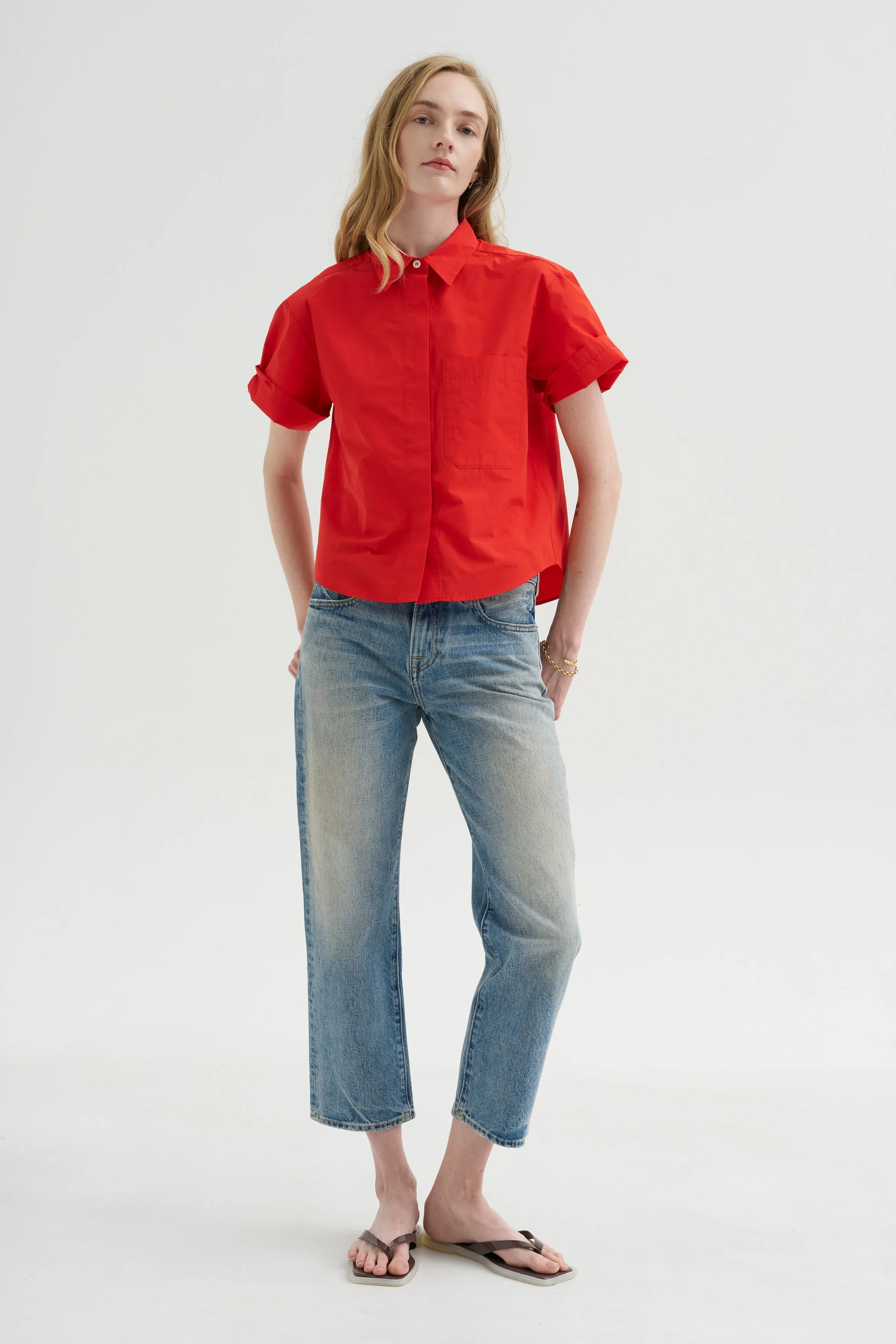 Romeo Jean, Wilted Blue sold by Kick Pleat product image thumbnail 5