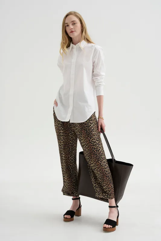 Slim Tunic Shirt, White made by MARIA McMANUS