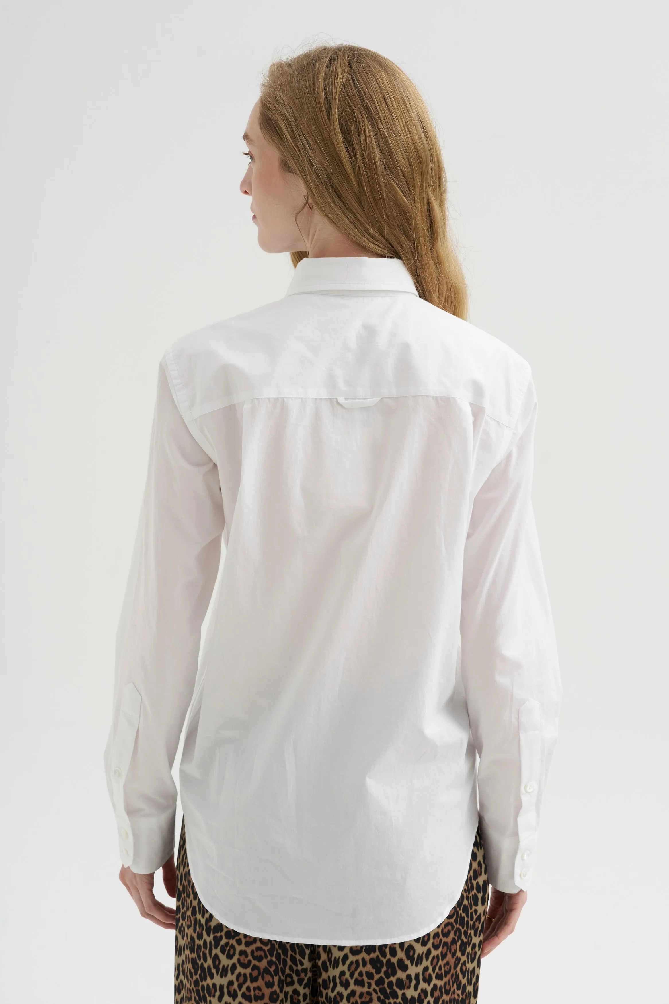 Slim Tunic Shirt, White sold by Kick Pleat product image thumbnail 4