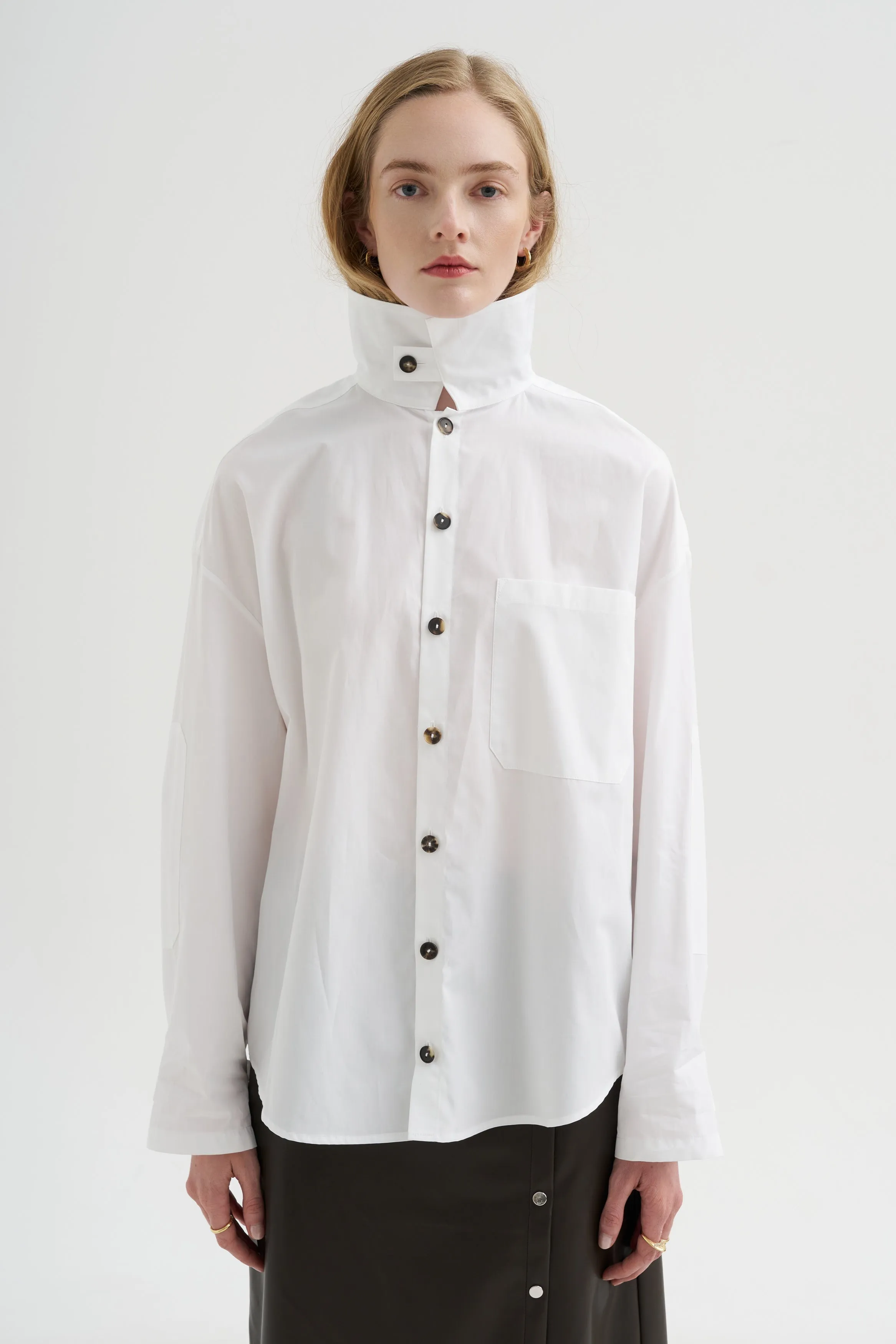 Long Sleeve Shirt, White sold by Kick Pleat product image thumbnail 2