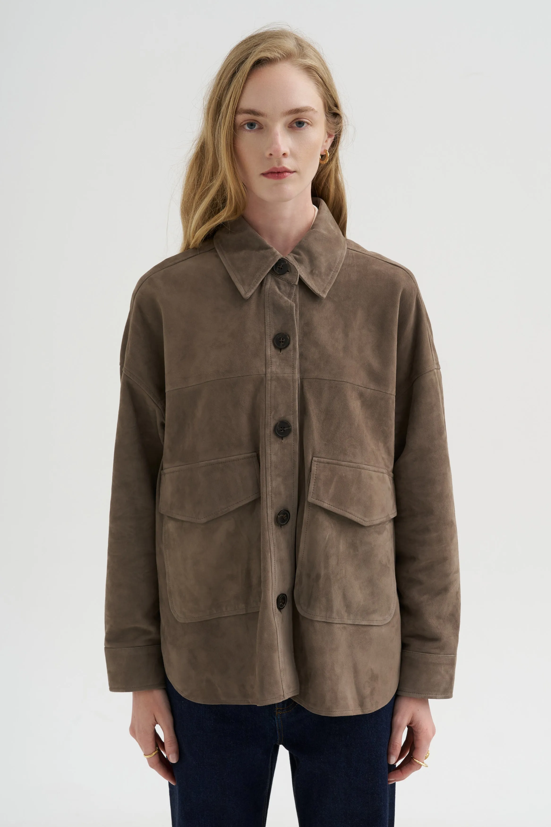 Kaylee - Lamb Suede, Soil sold by Kick Pleat product image thumbnail 2
