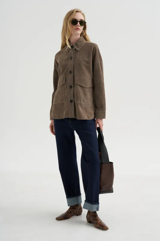 Kaylee - Lamb Suede, Soil made by ARMA