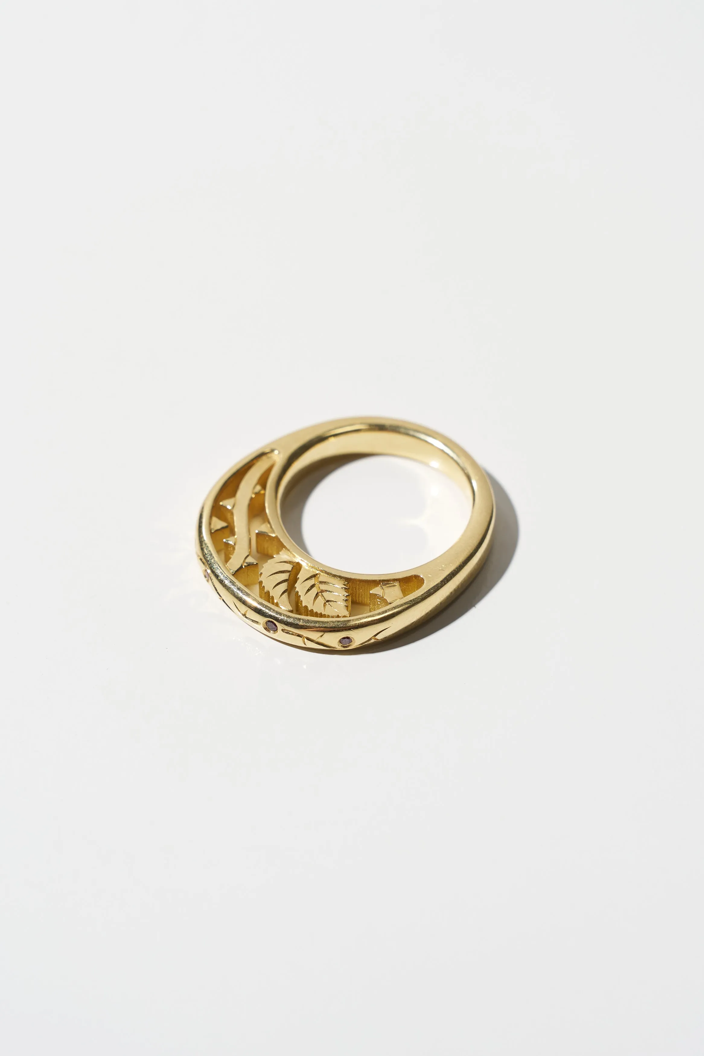 Nomad Ring - Bramble, Yellow Gold sold by Kick Pleat product image thumbnail 2