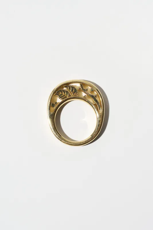 Nomad Ring - Bramble, Yellow Gold made by Kick Pleat