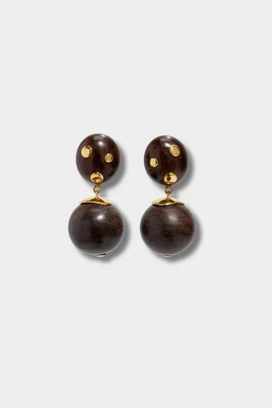 Nopales Earrings, Acacia made by Lizzie Fortunato