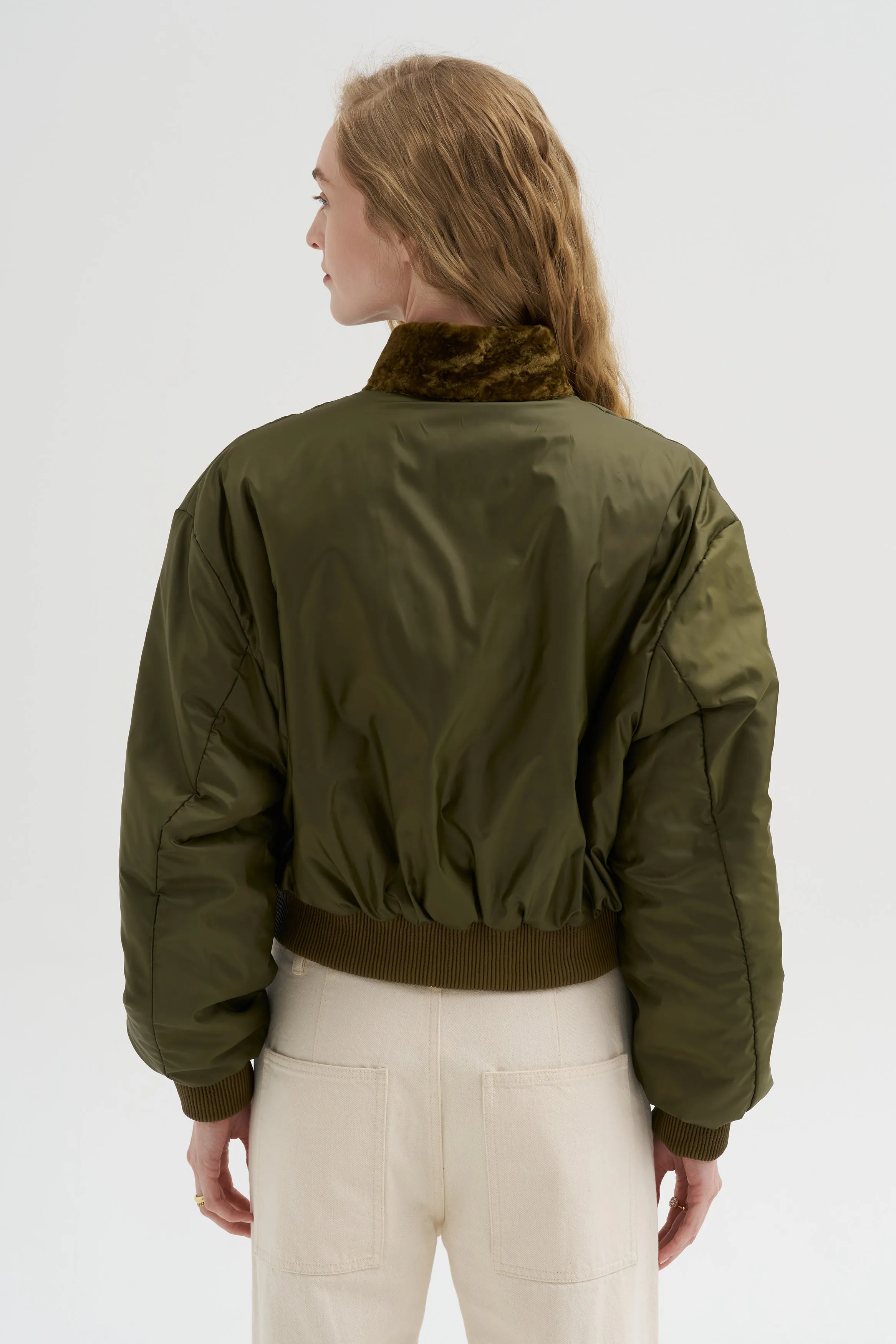 Azra - Astragan, Dark Olive sold by Kick Pleat product image thumbnail 5